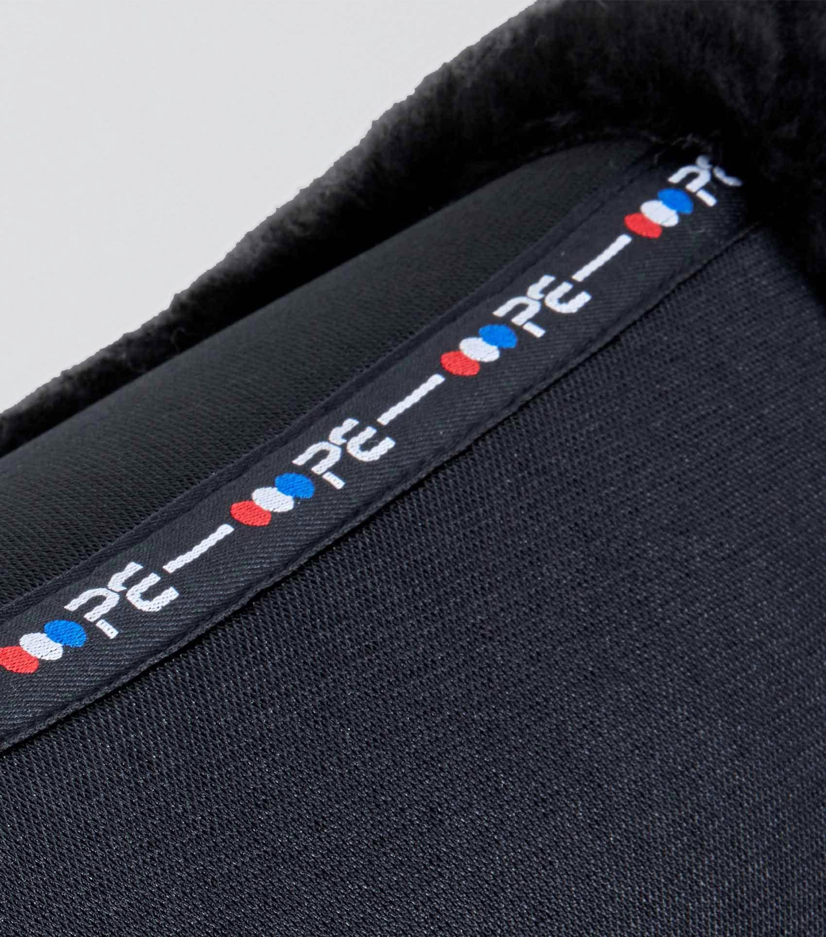 Close Contact Airtechnology Shockproof Wool Saddle Pad - GP/Jump Square Black/Black Wool - Image 6