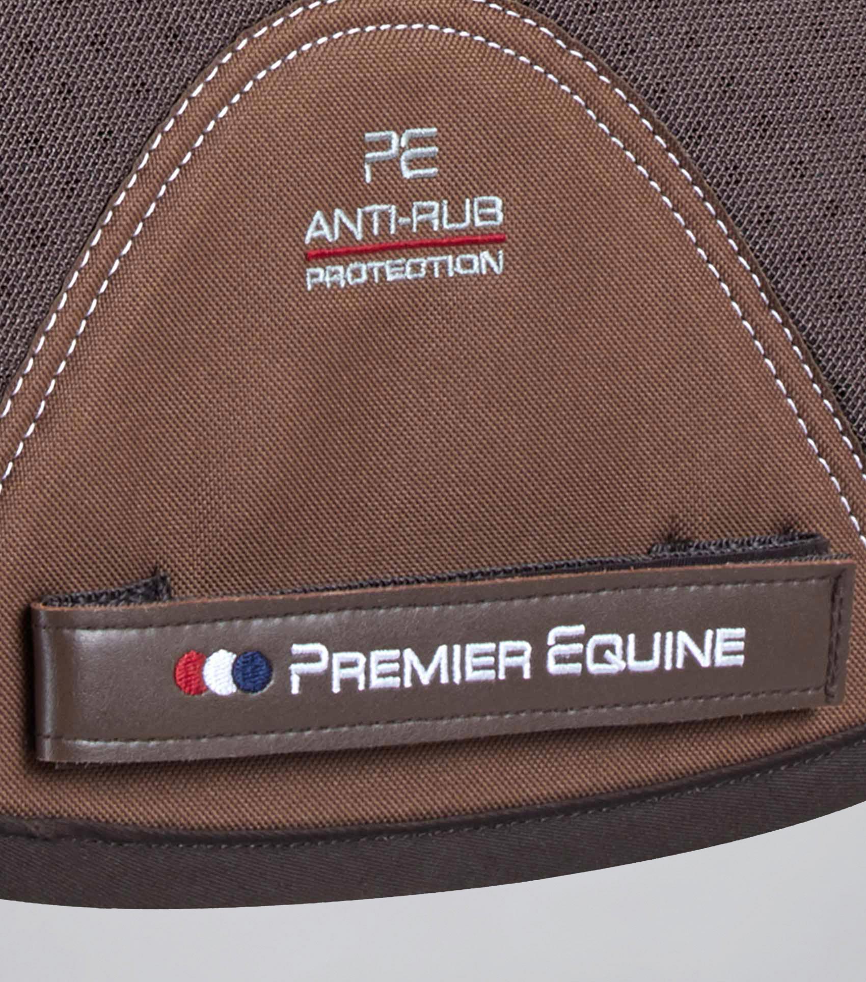 Close Contact Airtechnology Shockproof Wool Saddle Pad - GP/Jump Square Brown/Brown Wool - Image 5