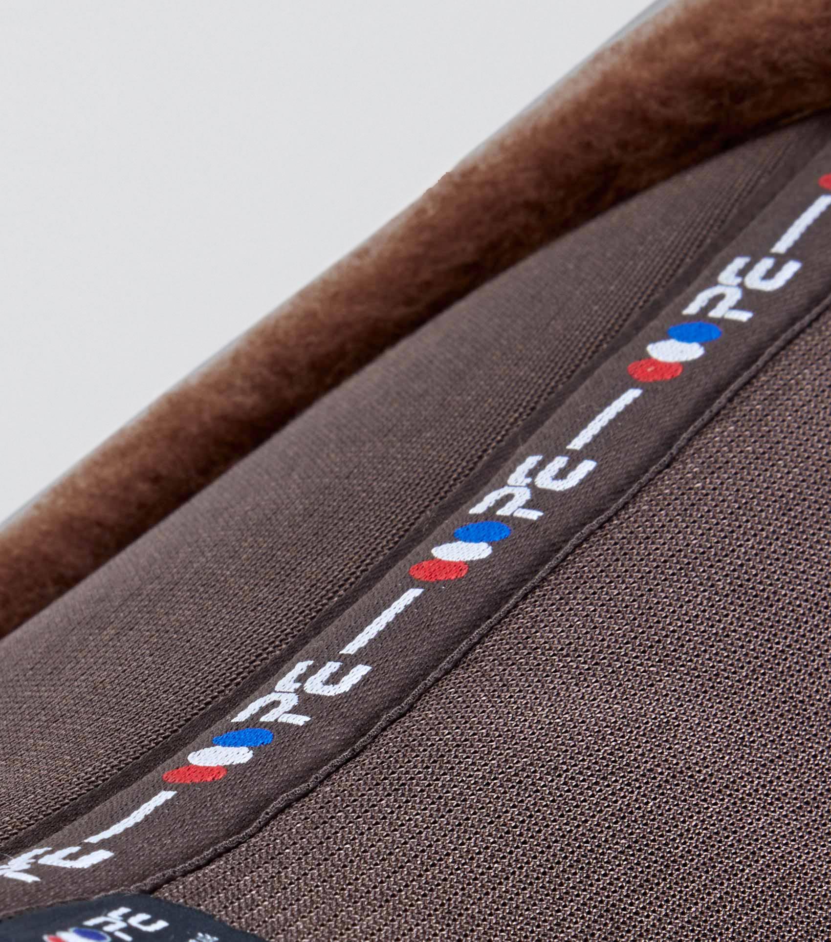 Close Contact Airtechnology Shockproof Wool Saddle Pad - GP/Jump Square Brown/Brown Wool - Image 6