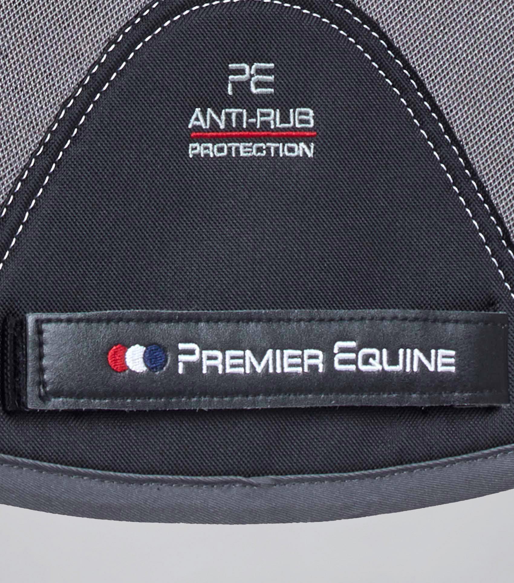 Close Contact Airtechnology Shockproof Wool Saddle Pad - GP/Jump Square Grey/Black Wool - Image 5