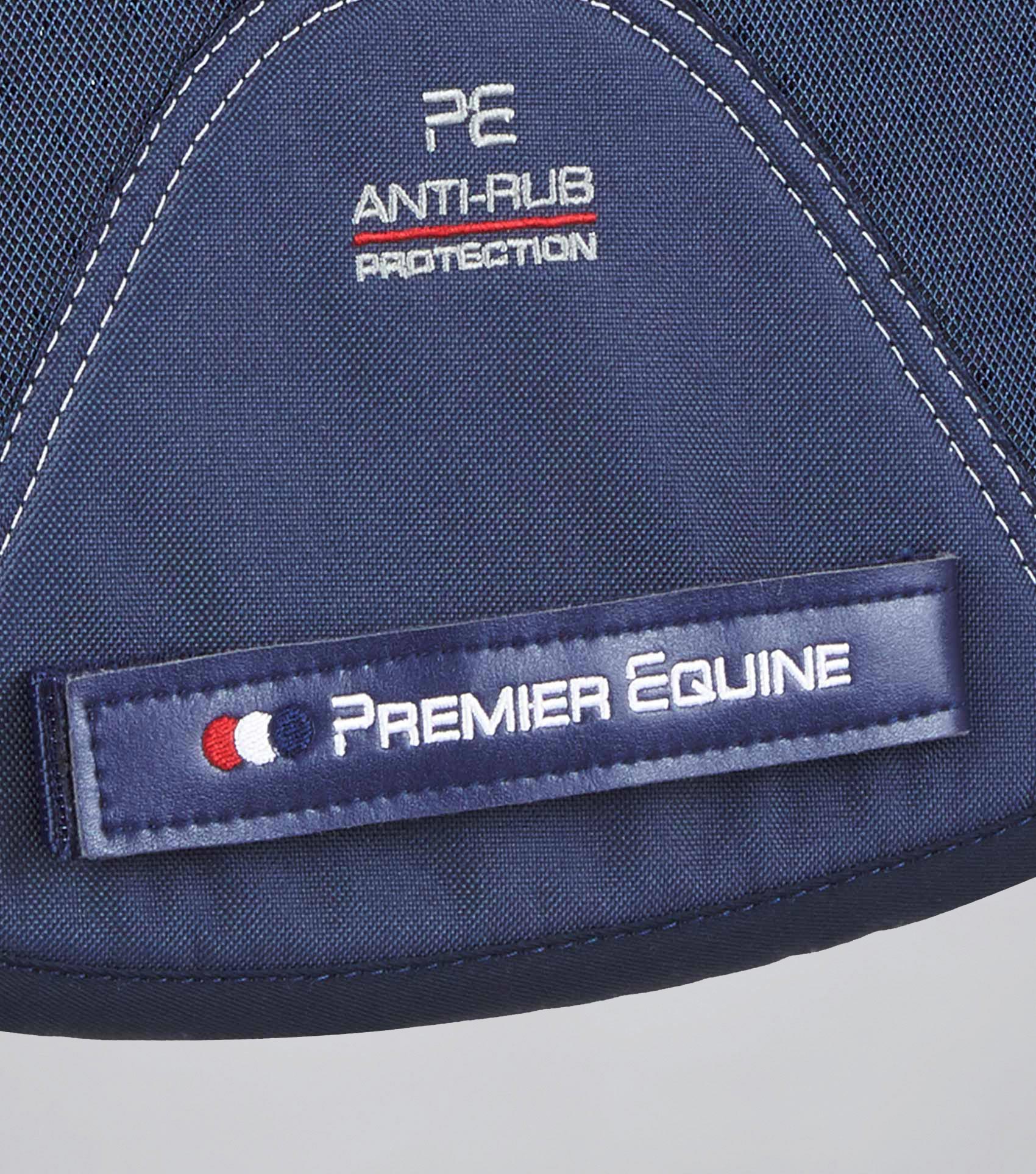 Close Contact Airtechnology Shockproof Wool Saddle Pad - GP/Jump Square Navy/Grey Wool - Image 5