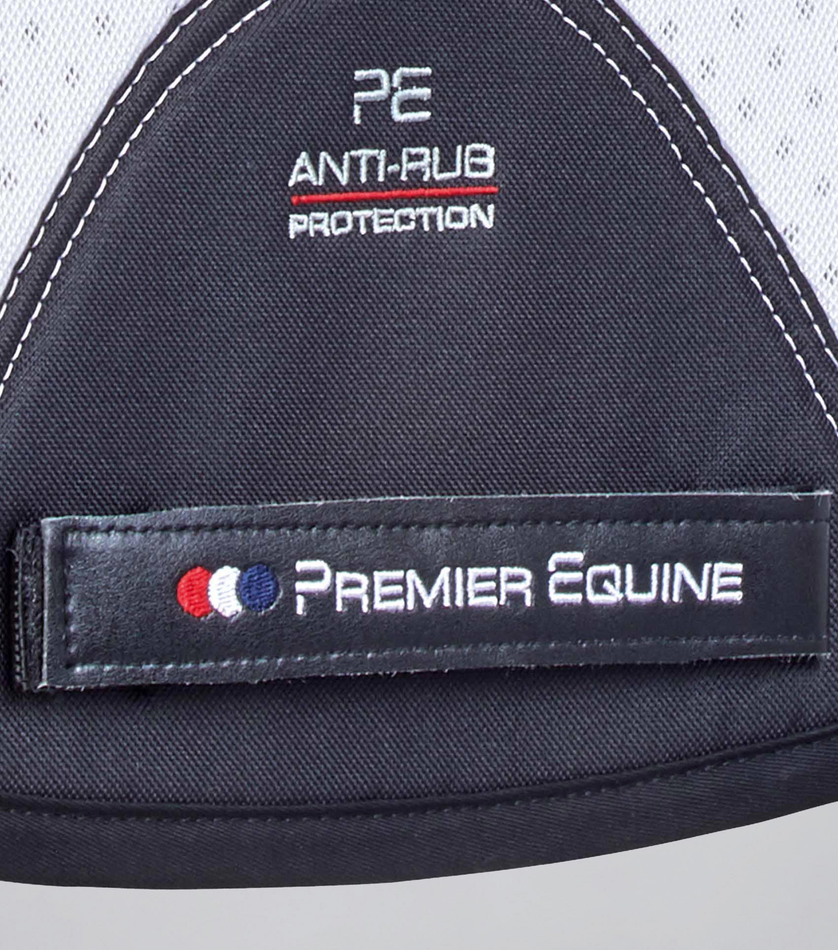 Close Contact Airtechnology Shockproof Wool Saddle Pad - GP/Jump Square White/Black Wool - Image 5