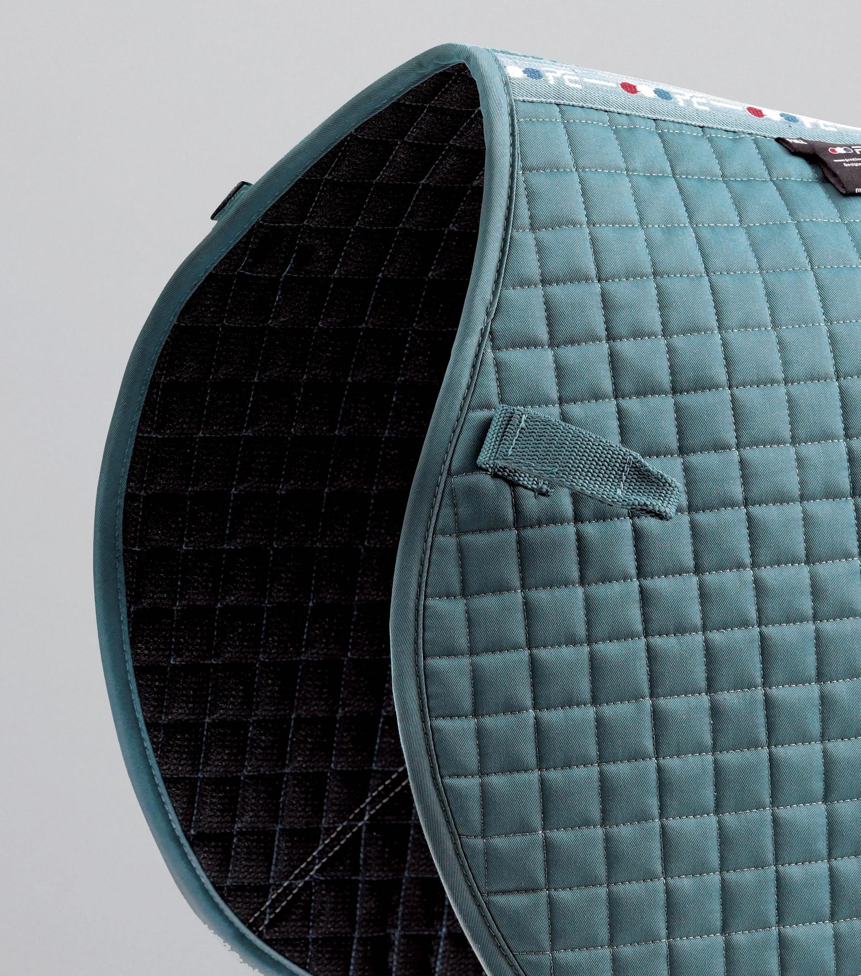 Close Contact Cotton Cross Country Saddle Pad Turquoise - Image 4