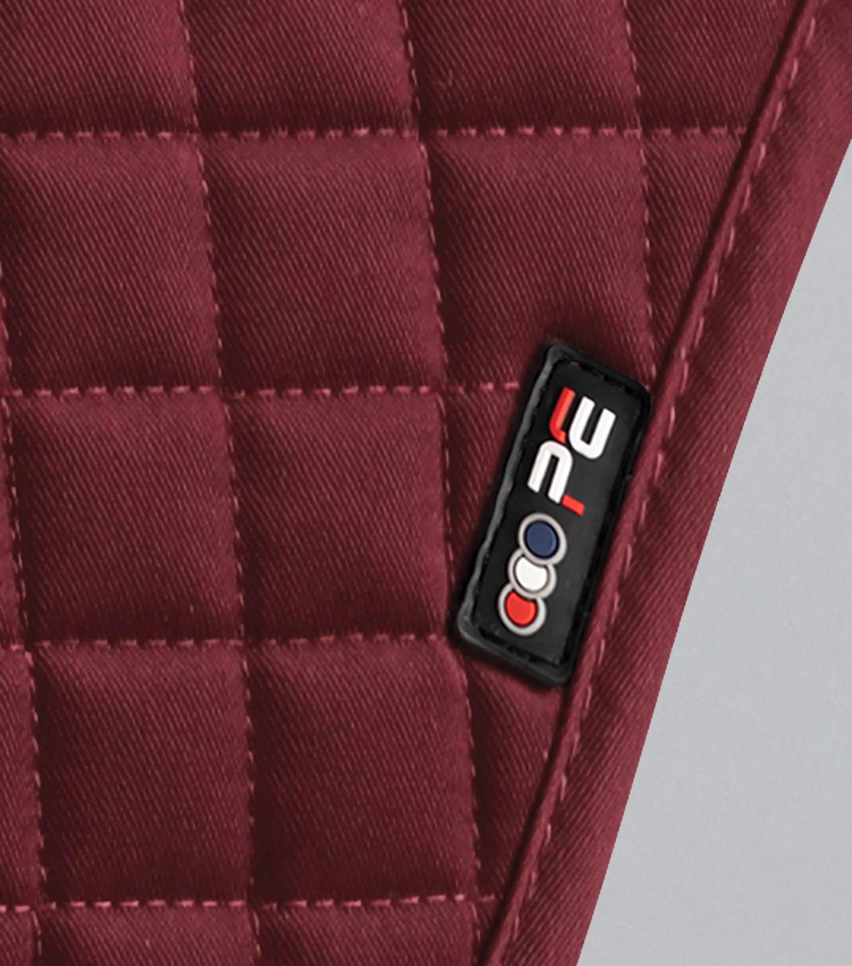 Close Contact Cotton Cross Country Saddle Pad Burgundy - Image 2