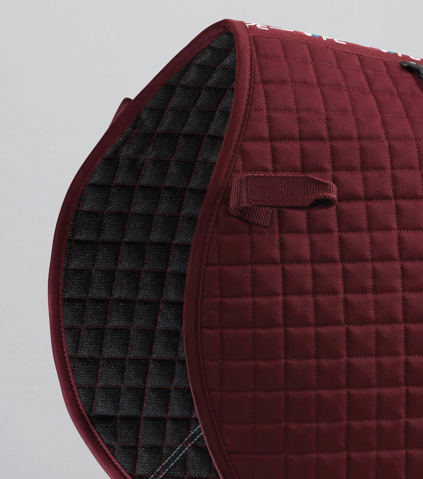 Close Contact Cotton Cross Country Saddle Pad Burgundy - Image 3