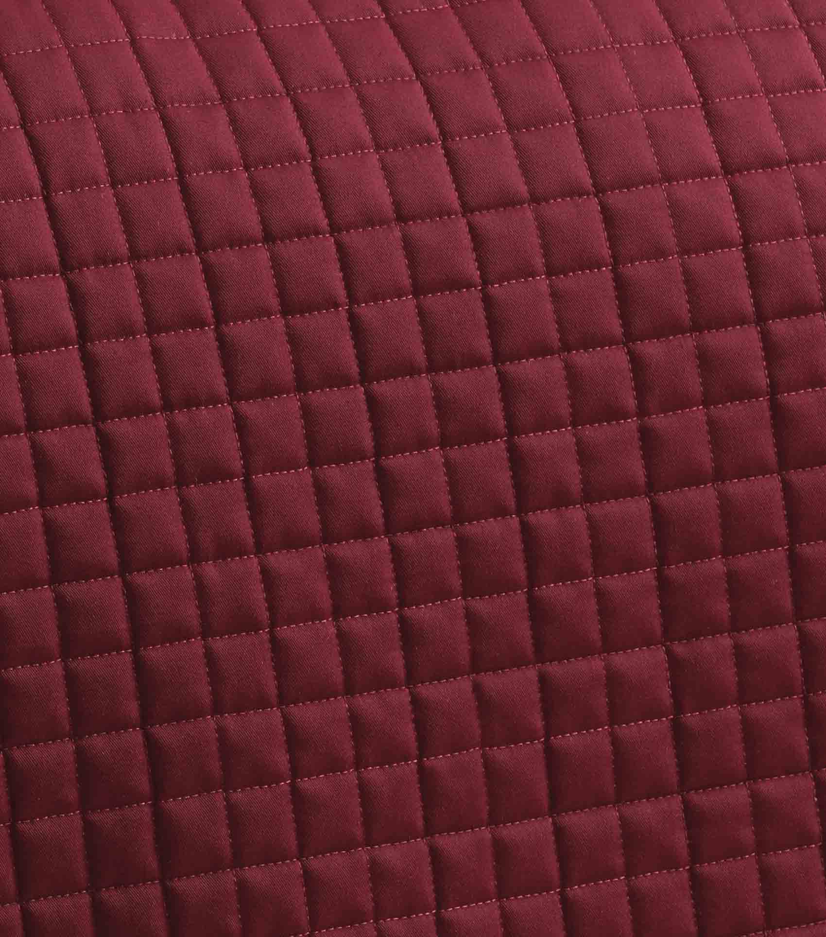 Close Contact Cotton Cross Country Saddle Pad Burgundy - Image 4