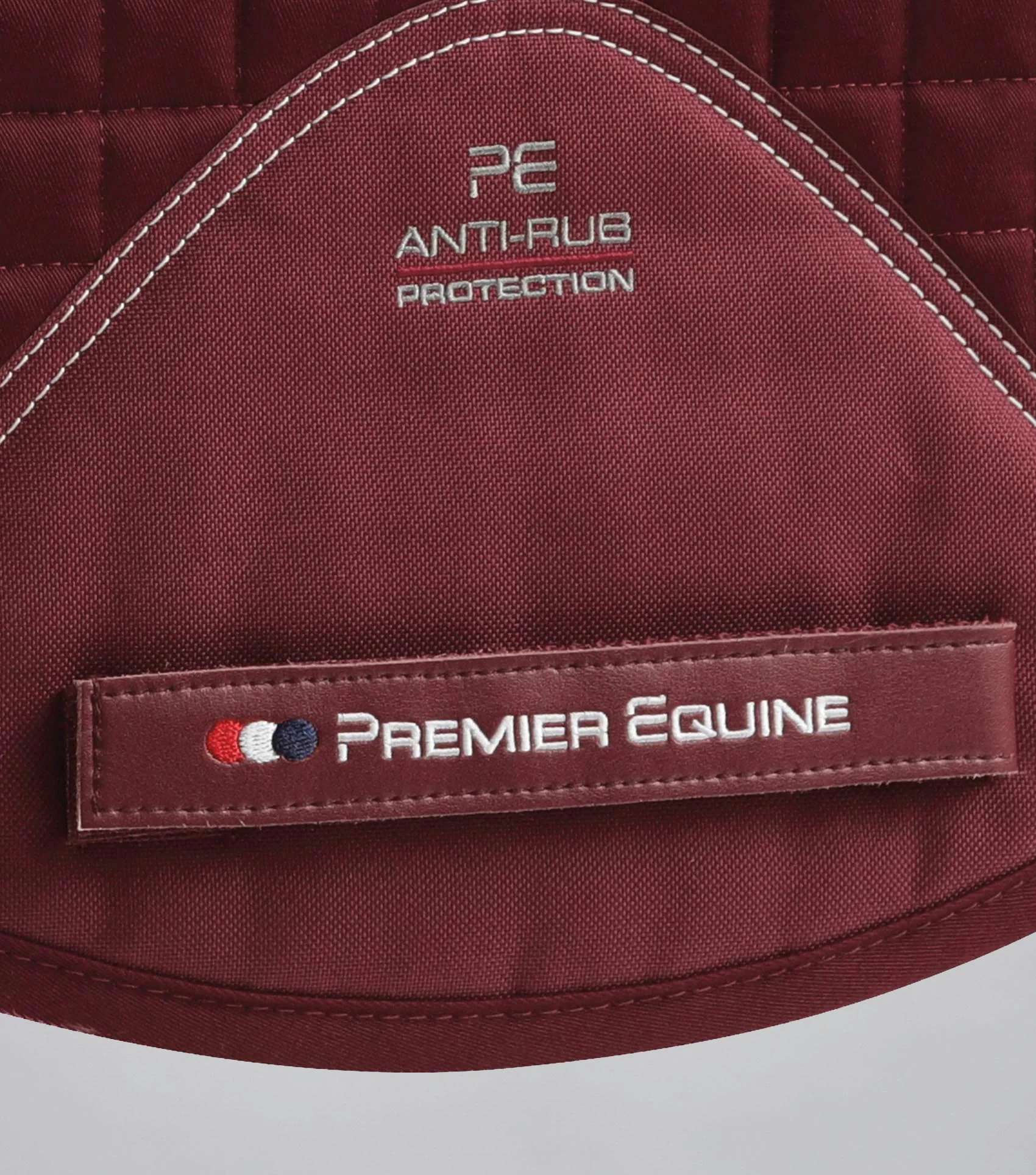 Close Contact Cotton Cross Country Saddle Pad Burgundy - Image 5