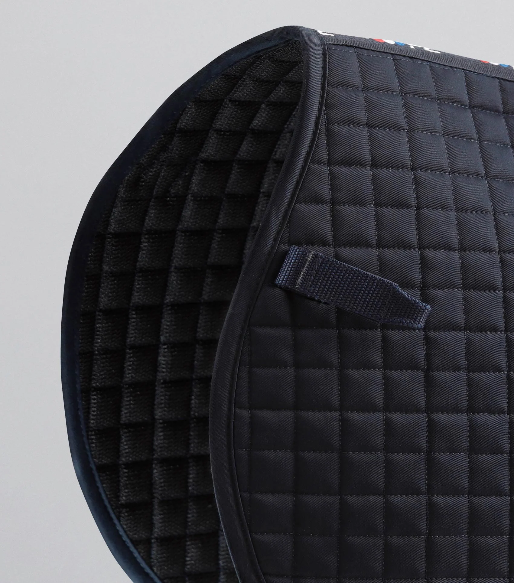 Close Contact Cotton Cross Country Saddle Pad Navy - Image 3