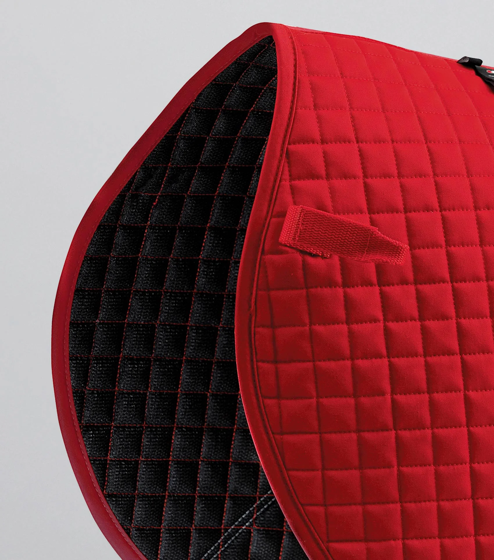 Close Contact Cotton Cross Country Saddle Pad Red - Image 3