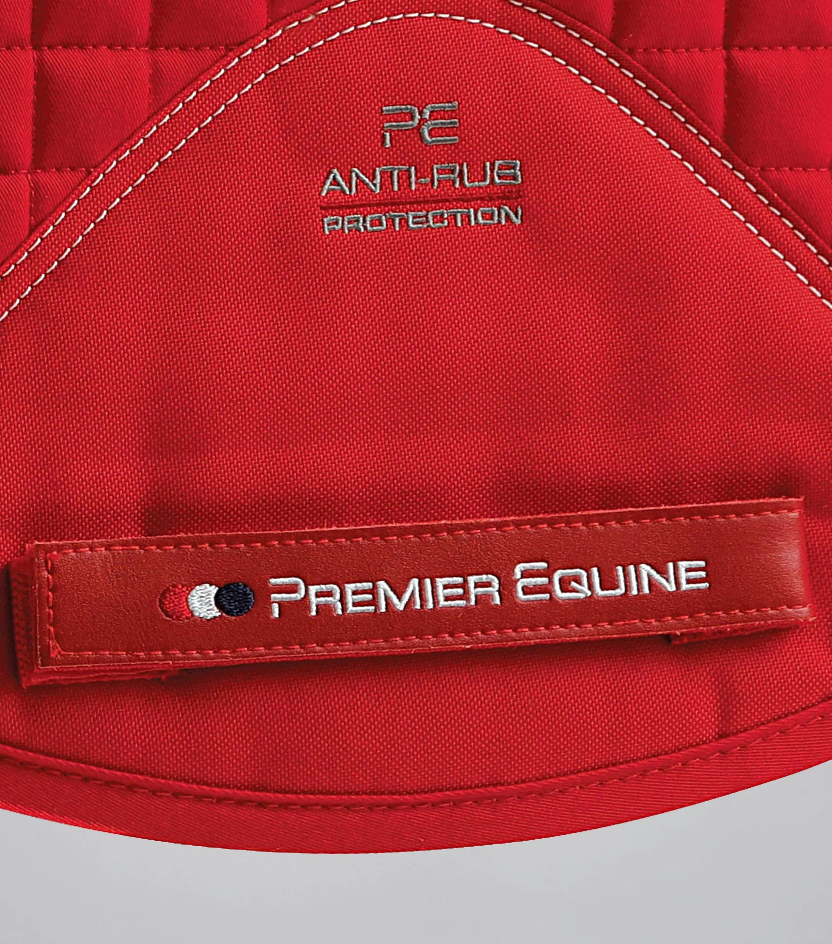 Close Contact Cotton Cross Country Saddle Pad Red - Image 5