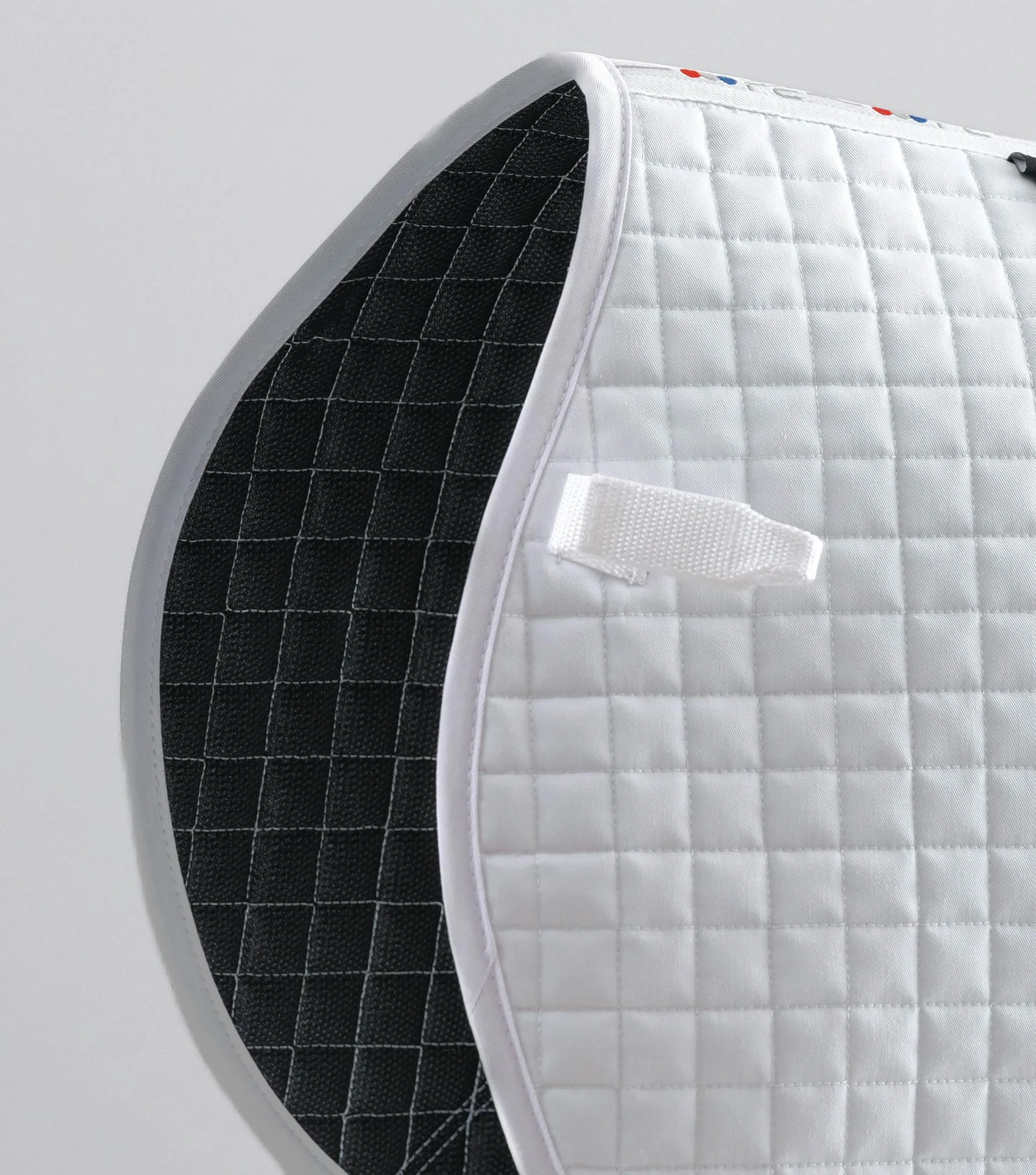 Close Contact Cotton Cross Country Saddle Pad White - Image 4