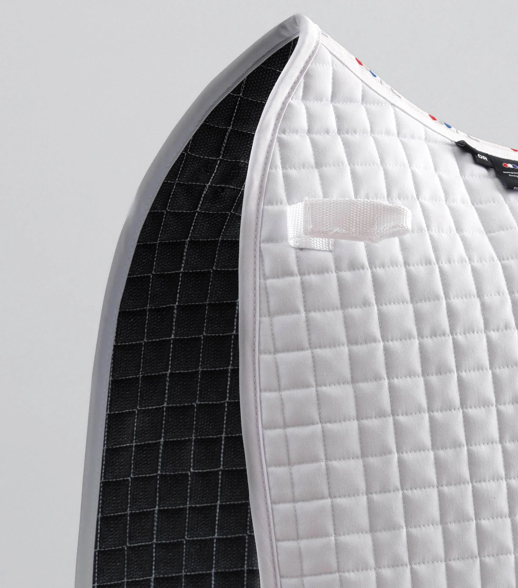Close Contact Cotton Dressage Saddle Pad White - Image 3