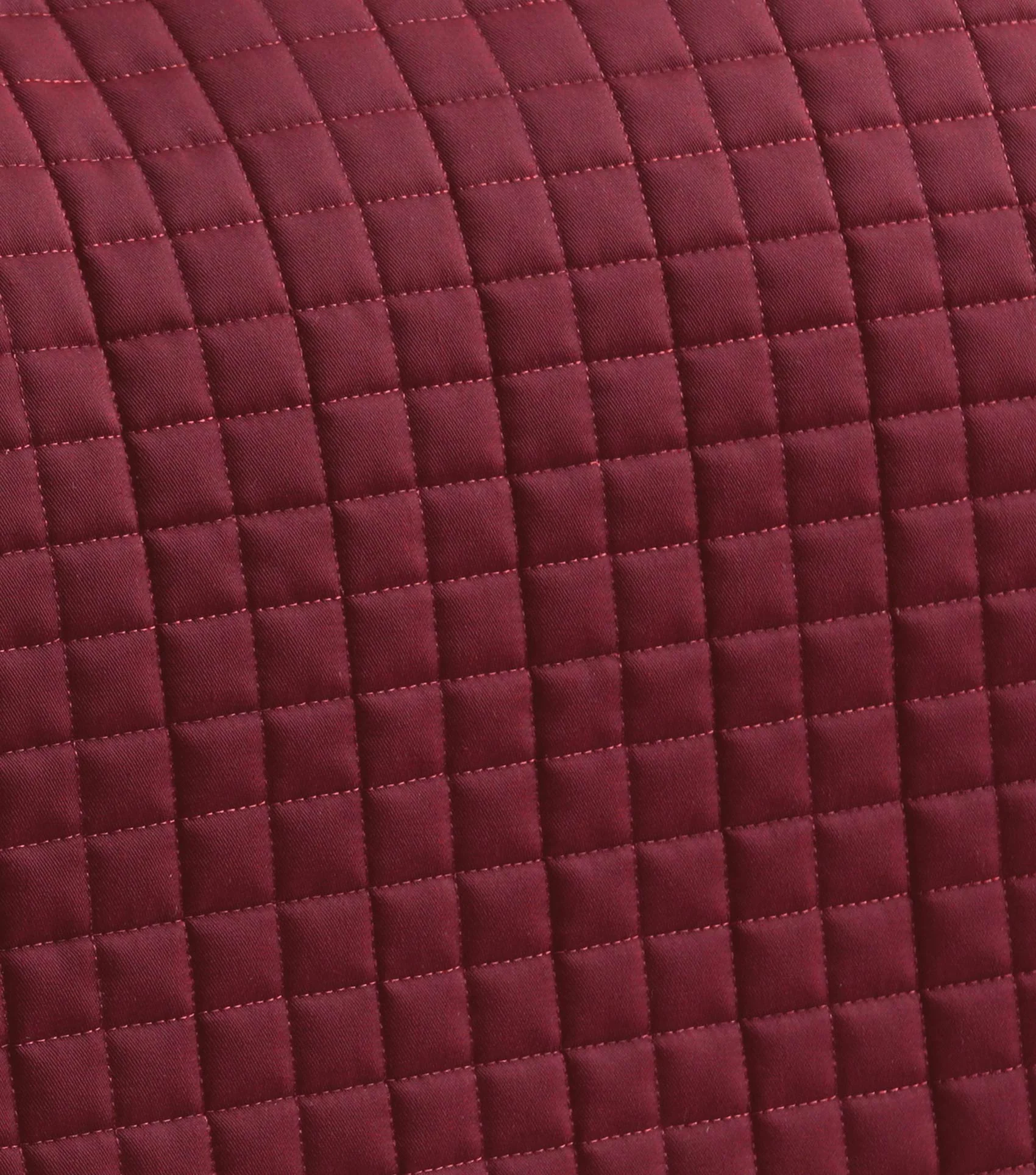 Close Contact Cotton Dressage Saddle Pad Burgundy - Image 4
