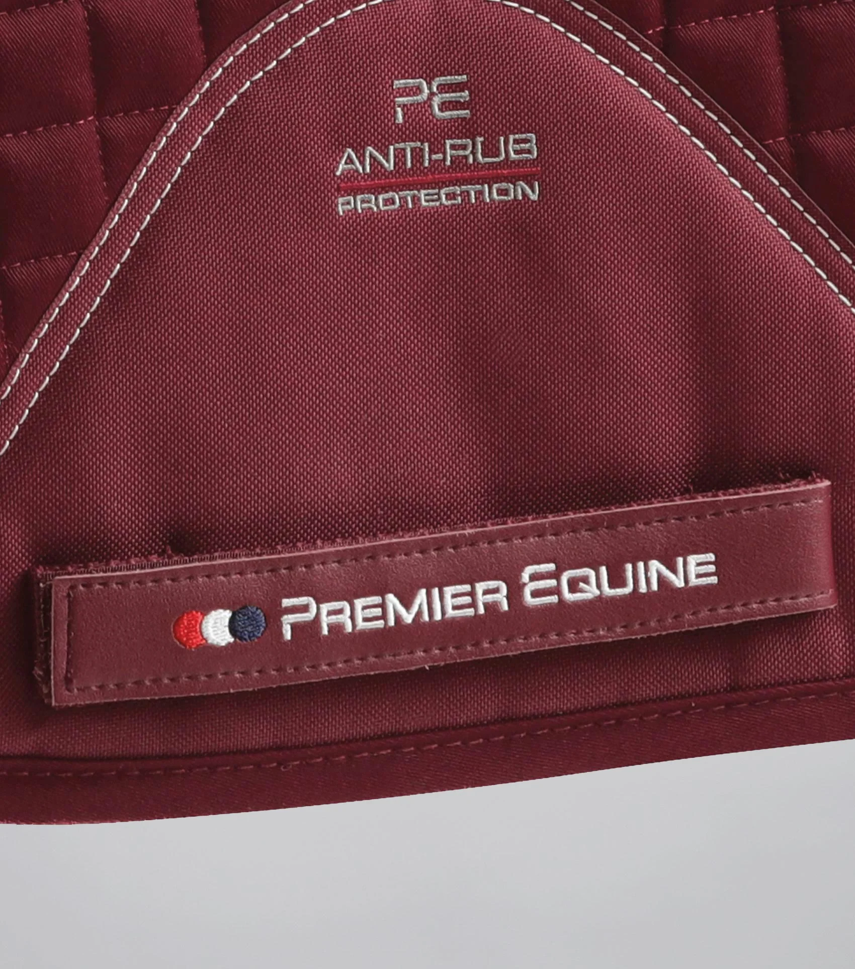 Close Contact Cotton Dressage Saddle Pad Burgundy - Image 5