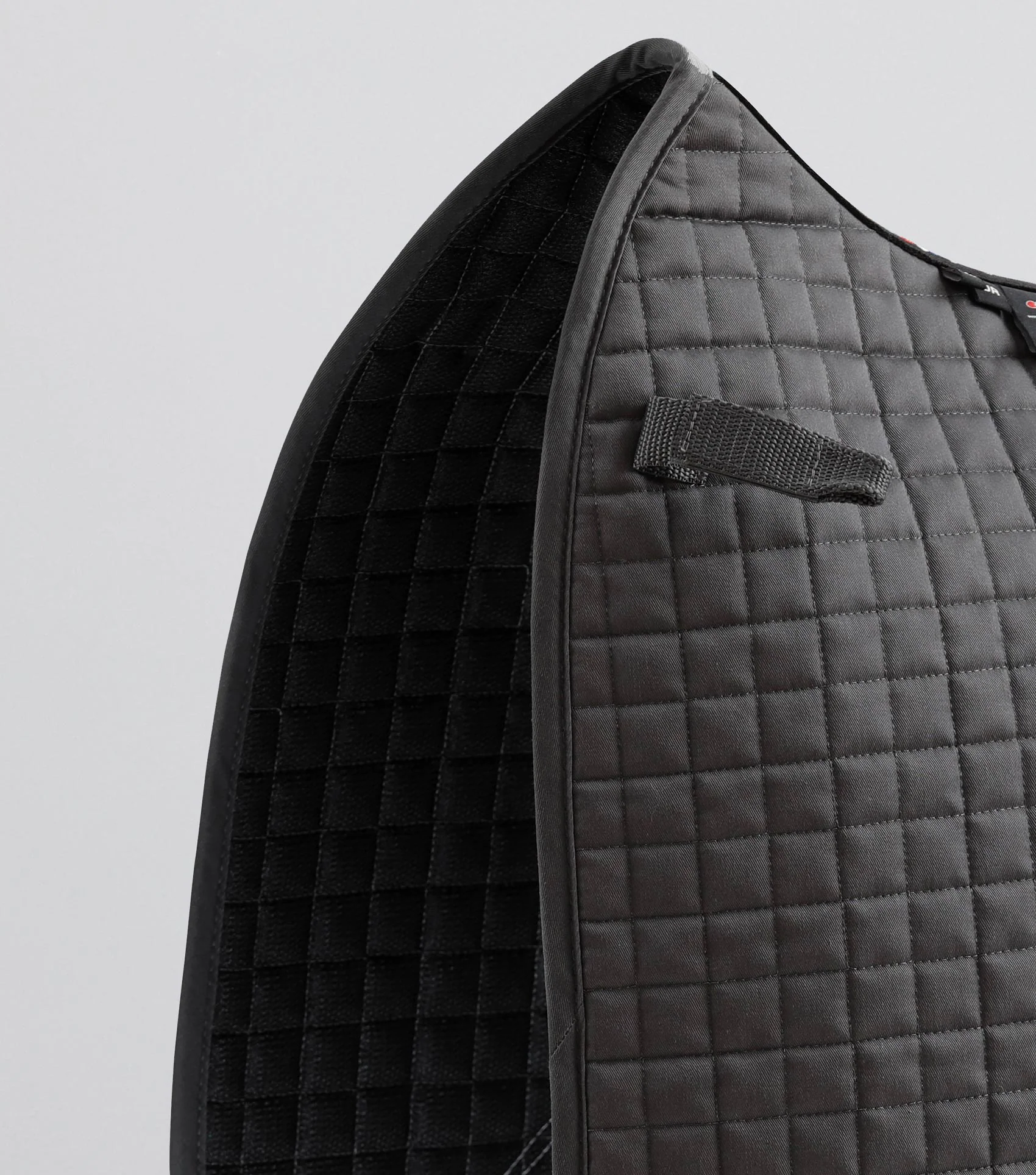Close Contact Cotton Dressage Saddle Pad Grey - Image 3