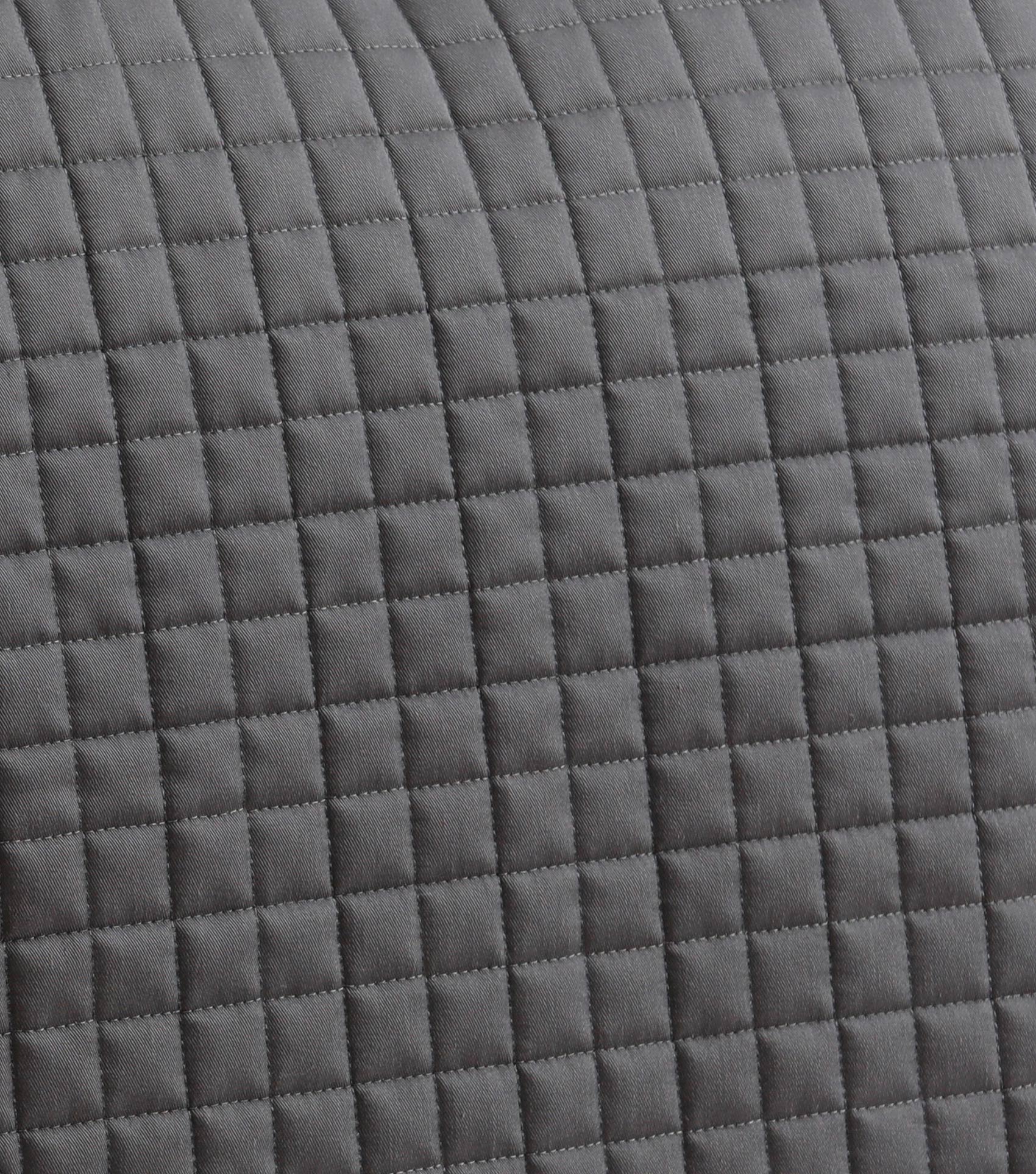 Close Contact Cotton Dressage Saddle Pad Grey - Image 4