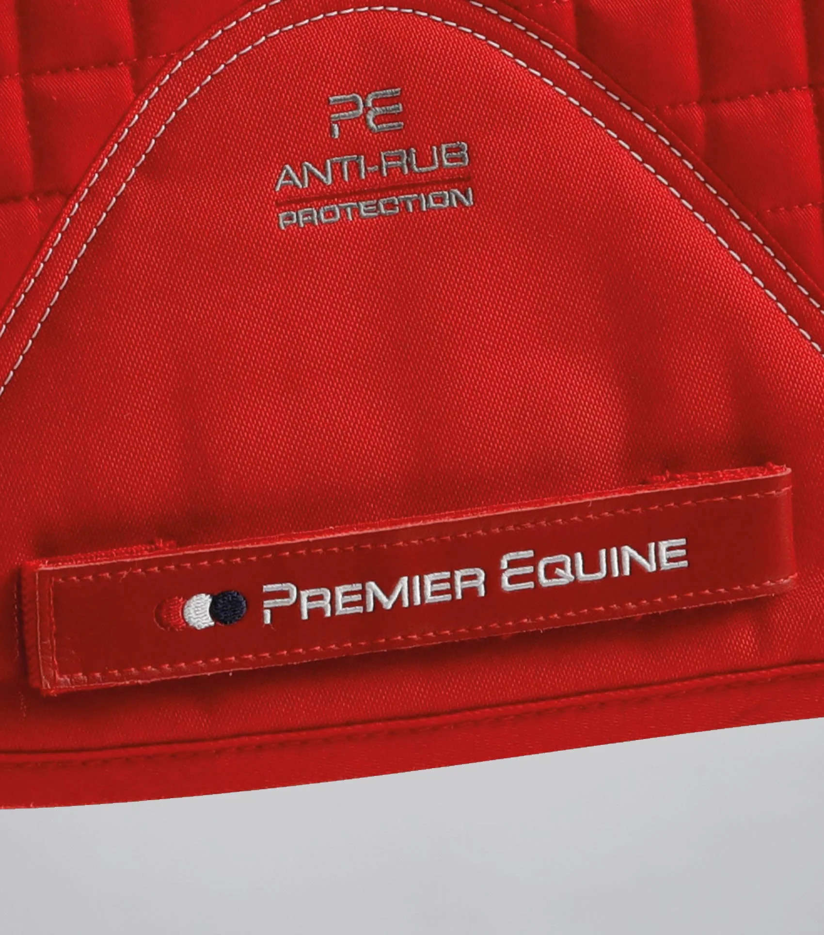 Close Contact Cotton Dressage Saddle Pad Red - Image 5