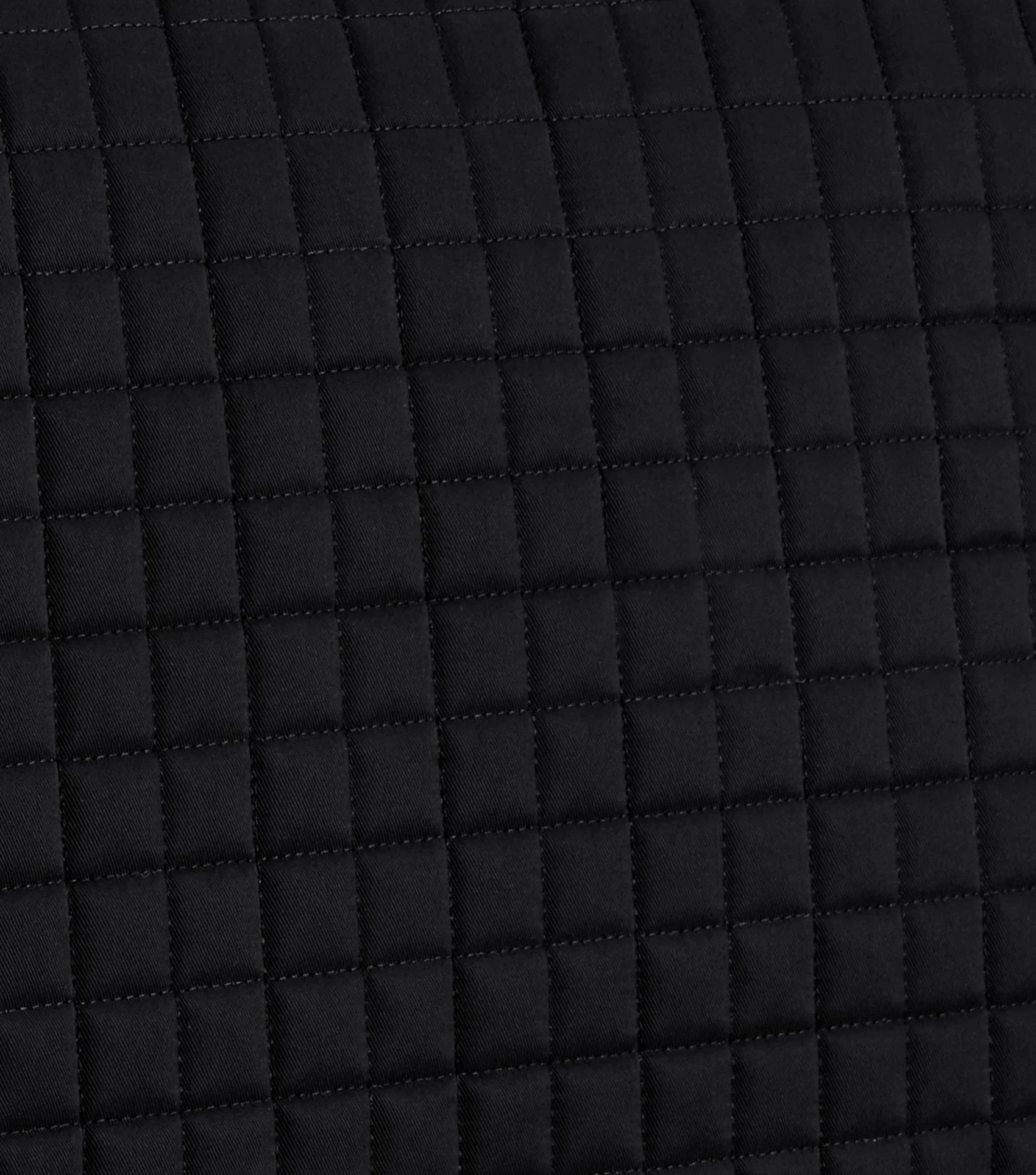 Close Contact European Cotton Saddle Pad - Dressage Square Black - Image 4