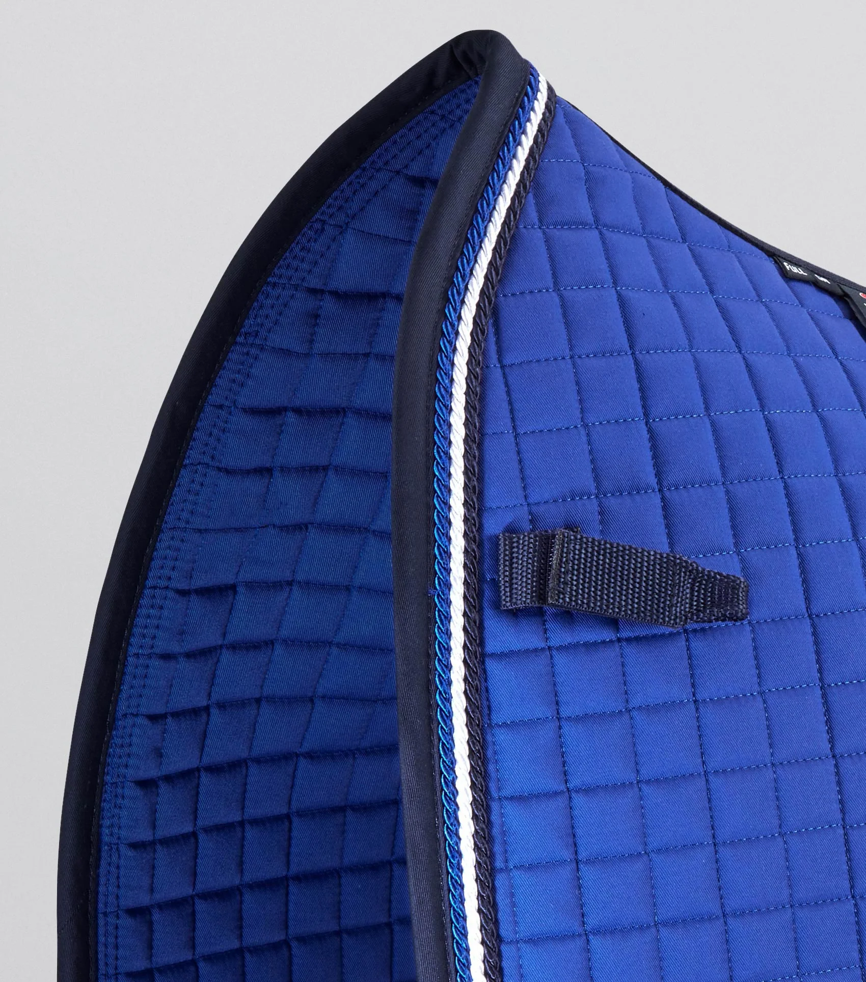 Close Contact European Cotton Saddle Pad - Dressage Square Royal Blue - Image 3