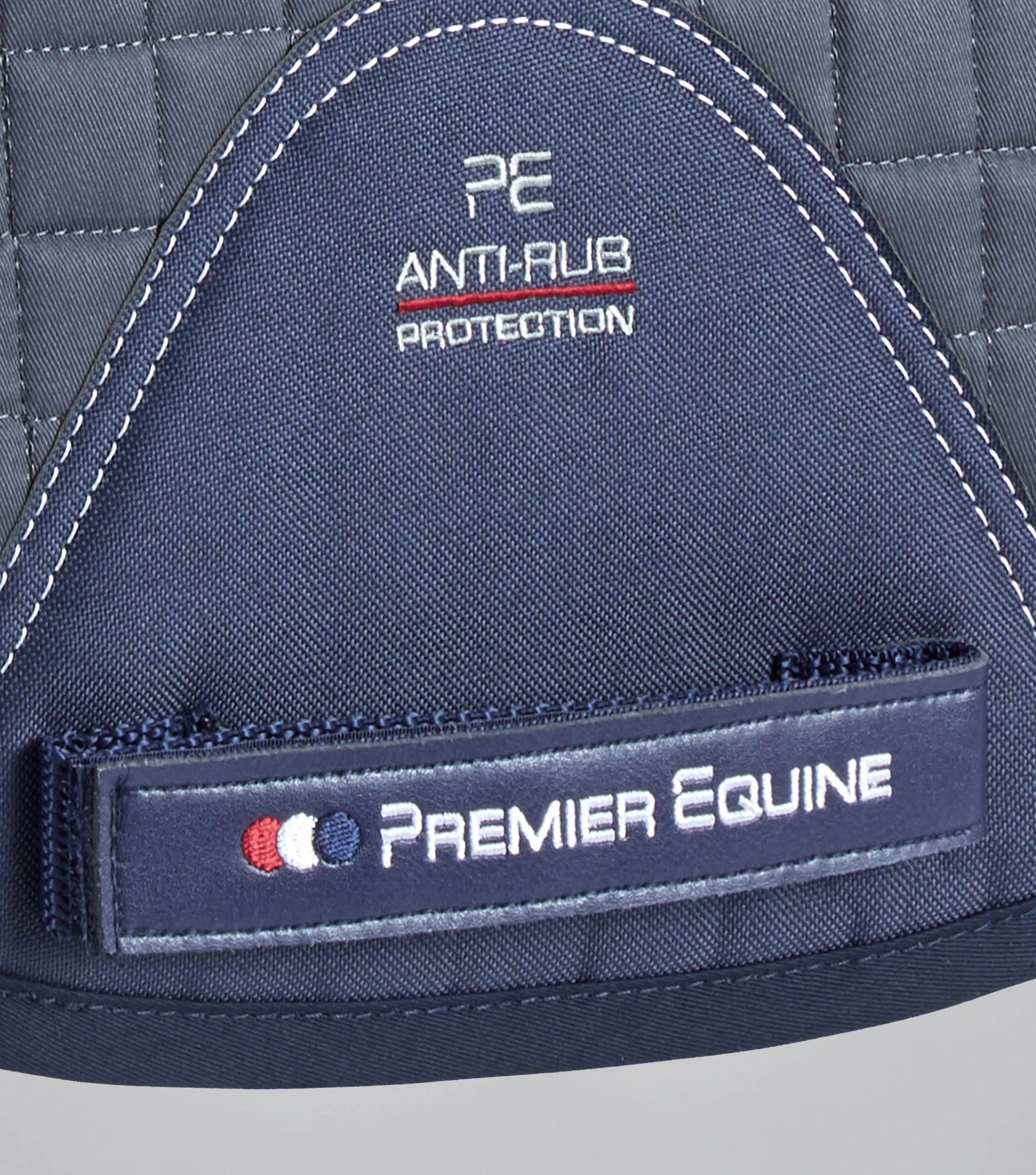Close Contact European Cotton Saddle Pad - GP/Jump Square Grey - Image 5
