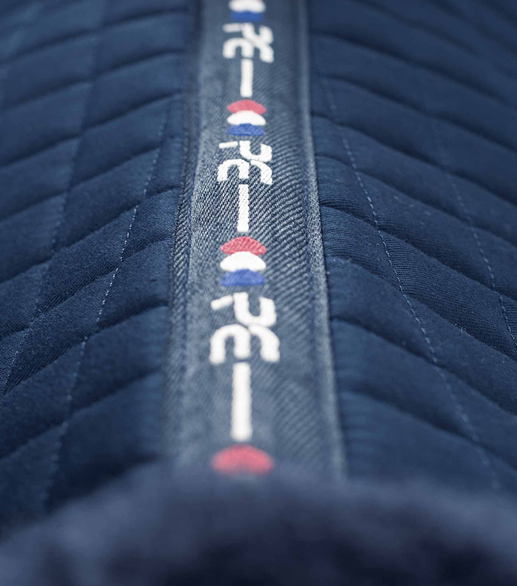 Close Contact Merino Wool European Saddle Pad - Dressage Square Navy/Navy Wool - Image 4