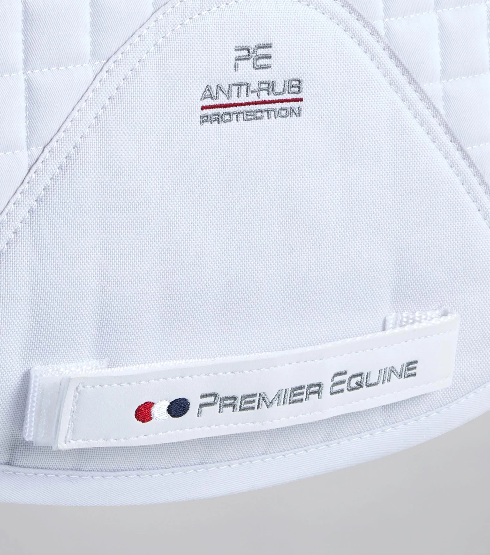 Close Contact Merino Wool European Saddle Pad - GP/Jump Square White/Natural Wool - Image 5