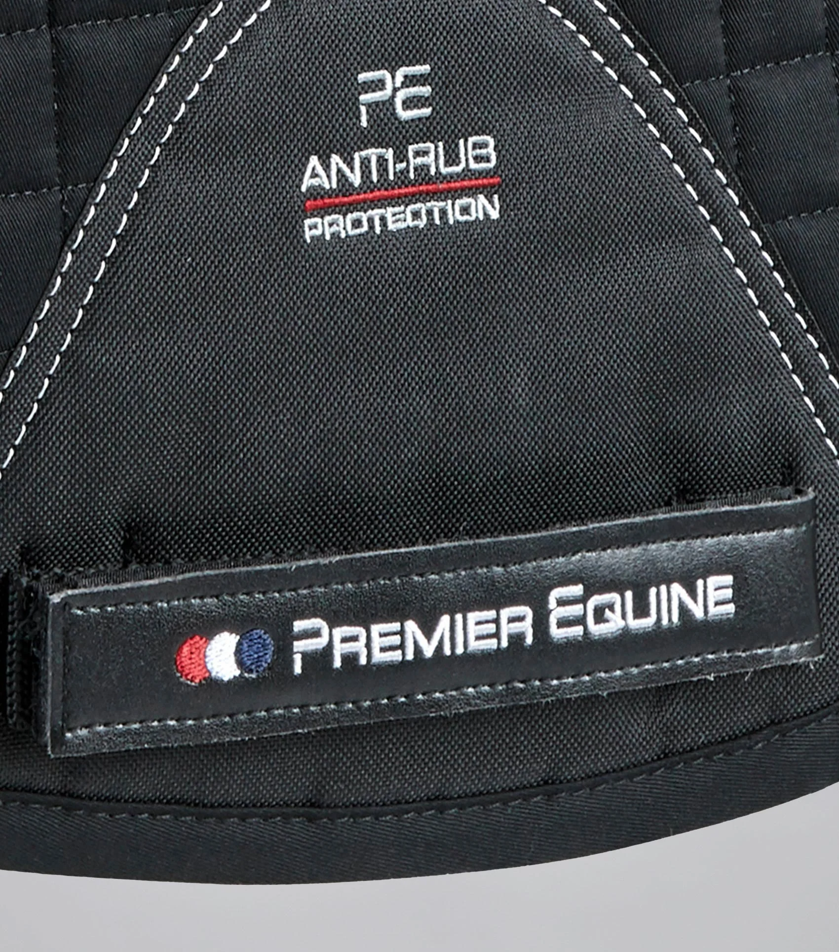 Close Contact Merino Wool European Saddle Pad - GP/Jump Square Black/Black Wool - Image 5