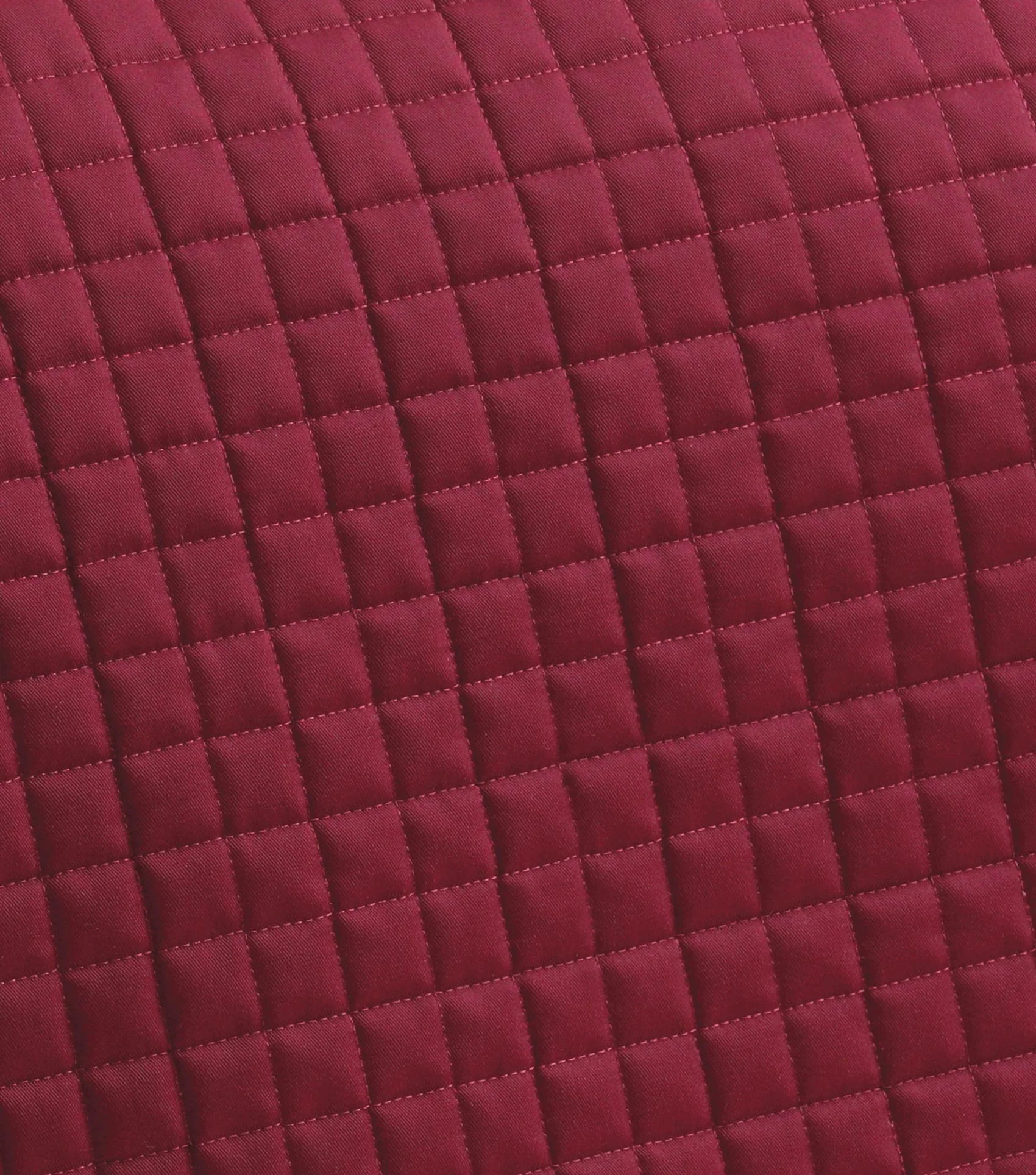 Close Contact Merino Wool European Saddle Pad - GP/Jump Square Burgundy/Navy Wool - Image 4