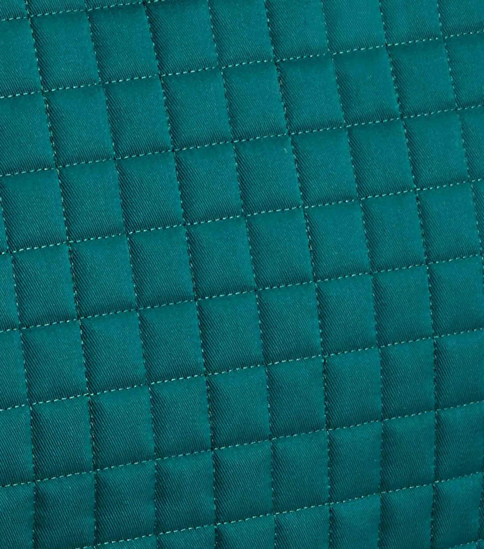 Close Contact Merino Wool European Saddle Pad - GP/Jump Square Green/Green Wool - Image 4
