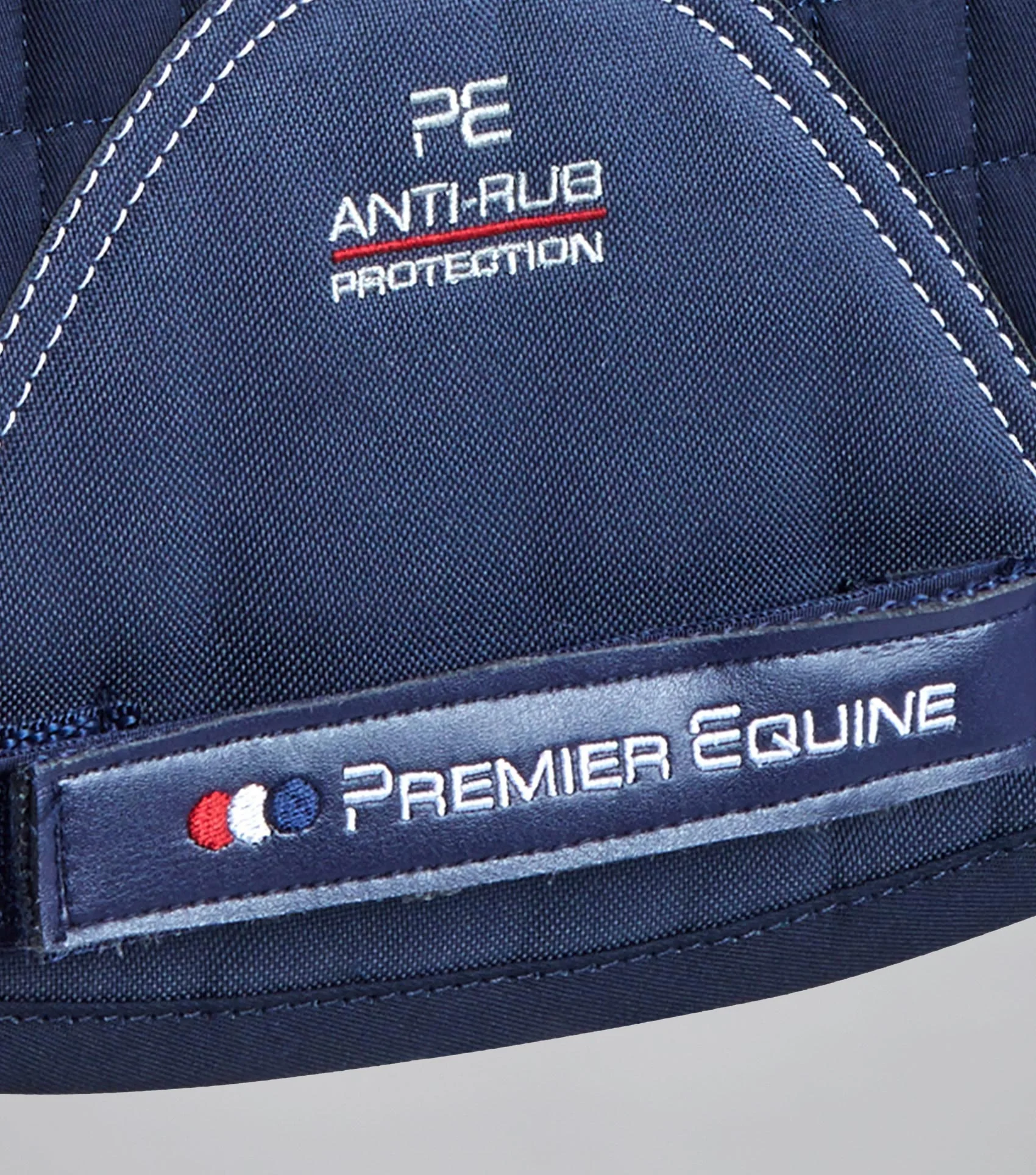 Close Contact Merino Wool European Saddle Pad - GP/Jump Square Navy/Navy Wool - Image 5