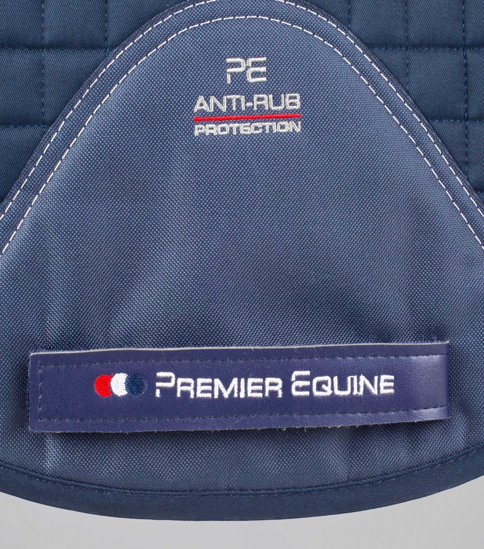 Close Contact Tech Grip Pro Anti-Slip Saddle Pad - Dressage Square Navy - Image 6