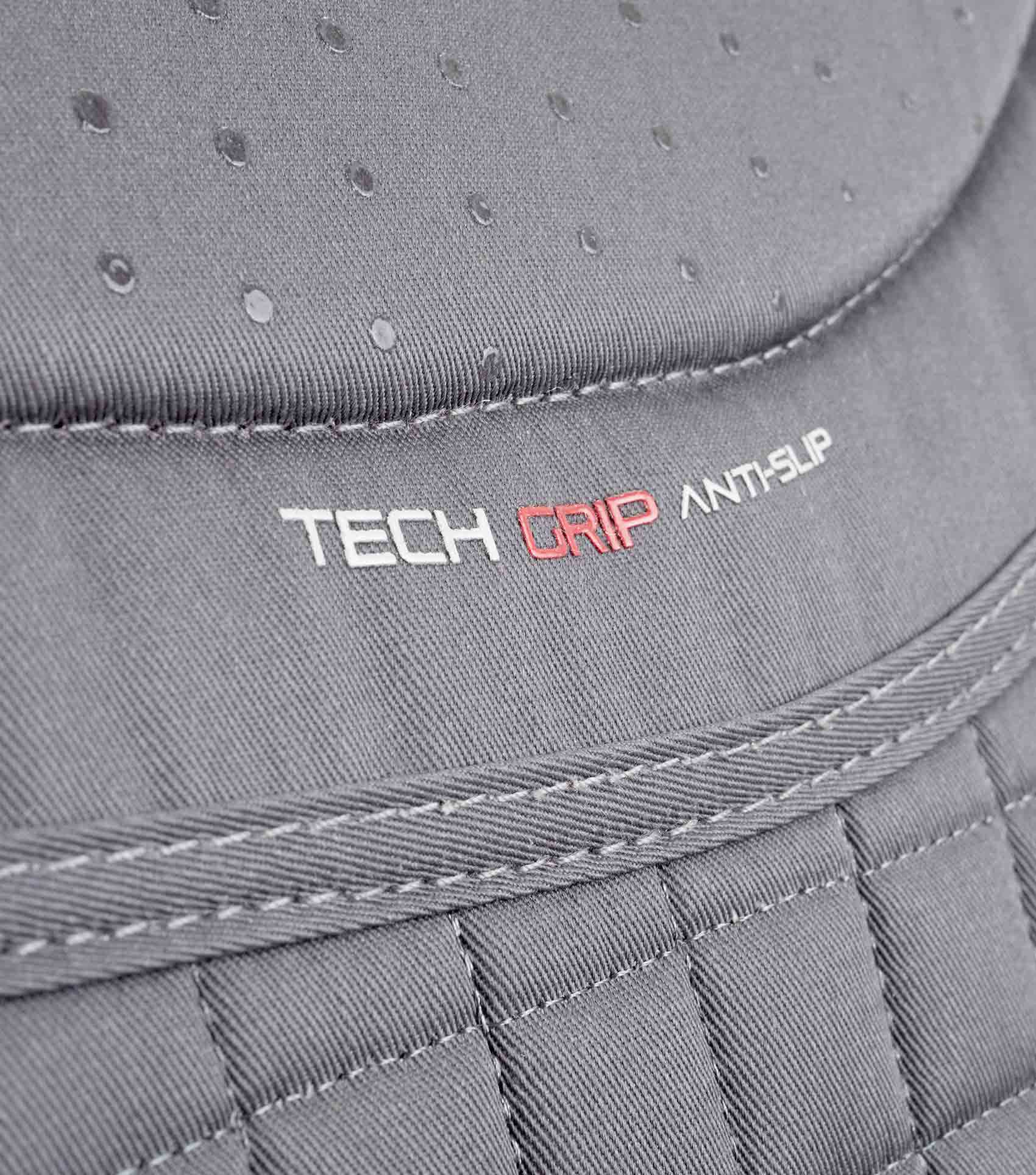 Close Contact Tech Grip Pro Anti-Slip Saddle Pad - Dressage Square Grey - Image 4