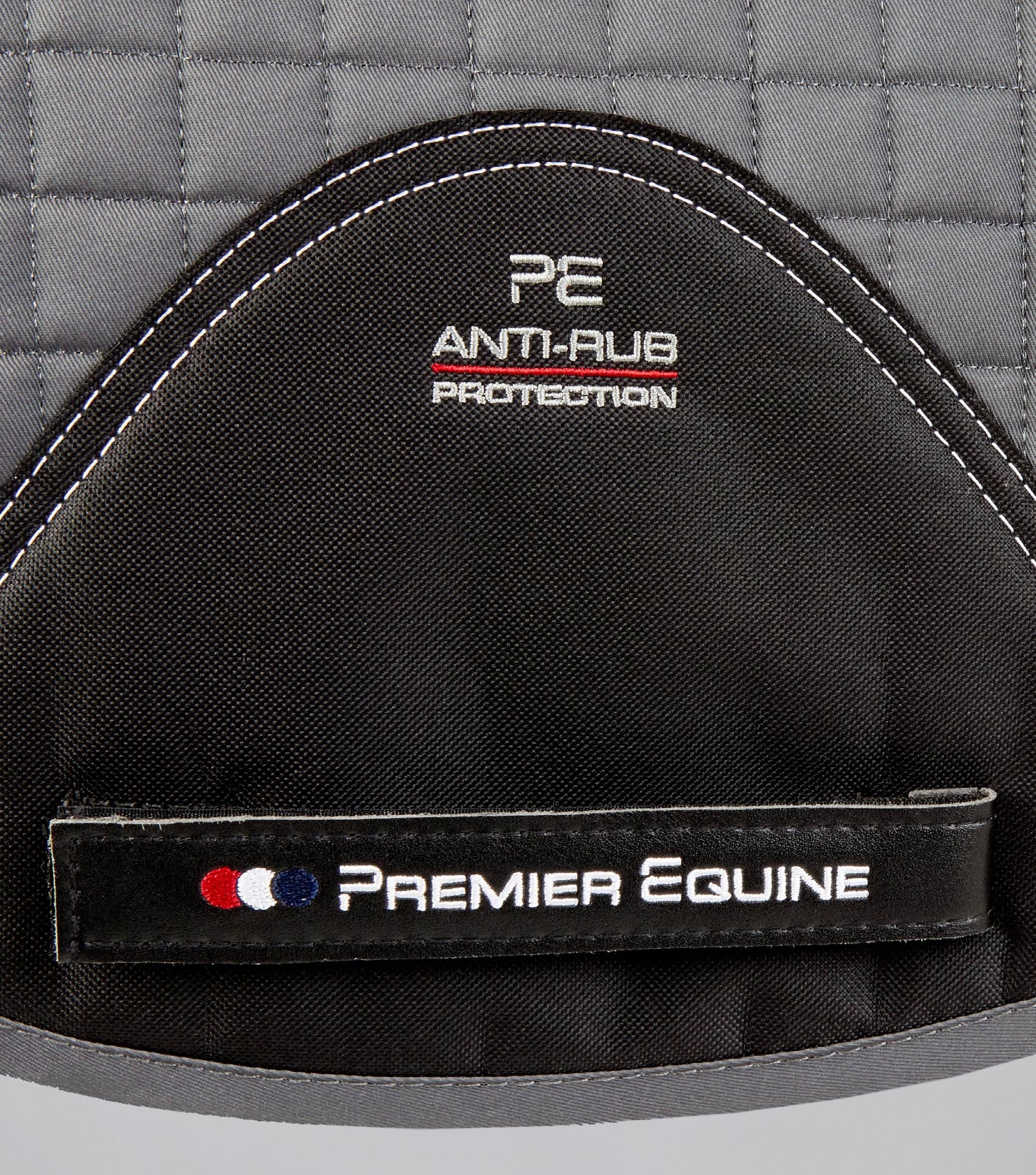 Close Contact Tech Grip Pro Anti-Slip Saddle Pad - Dressage Square Grey - Image 6