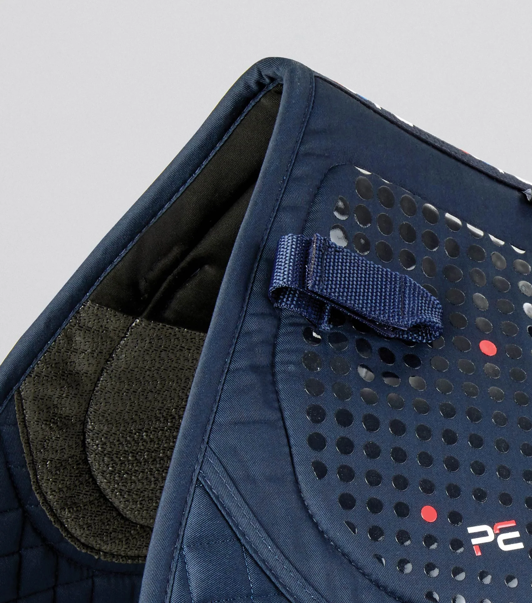 Close Contact Tech Grip Pro Anti-Slip Saddle Pad - GP/Jump Square Navy - Image 3