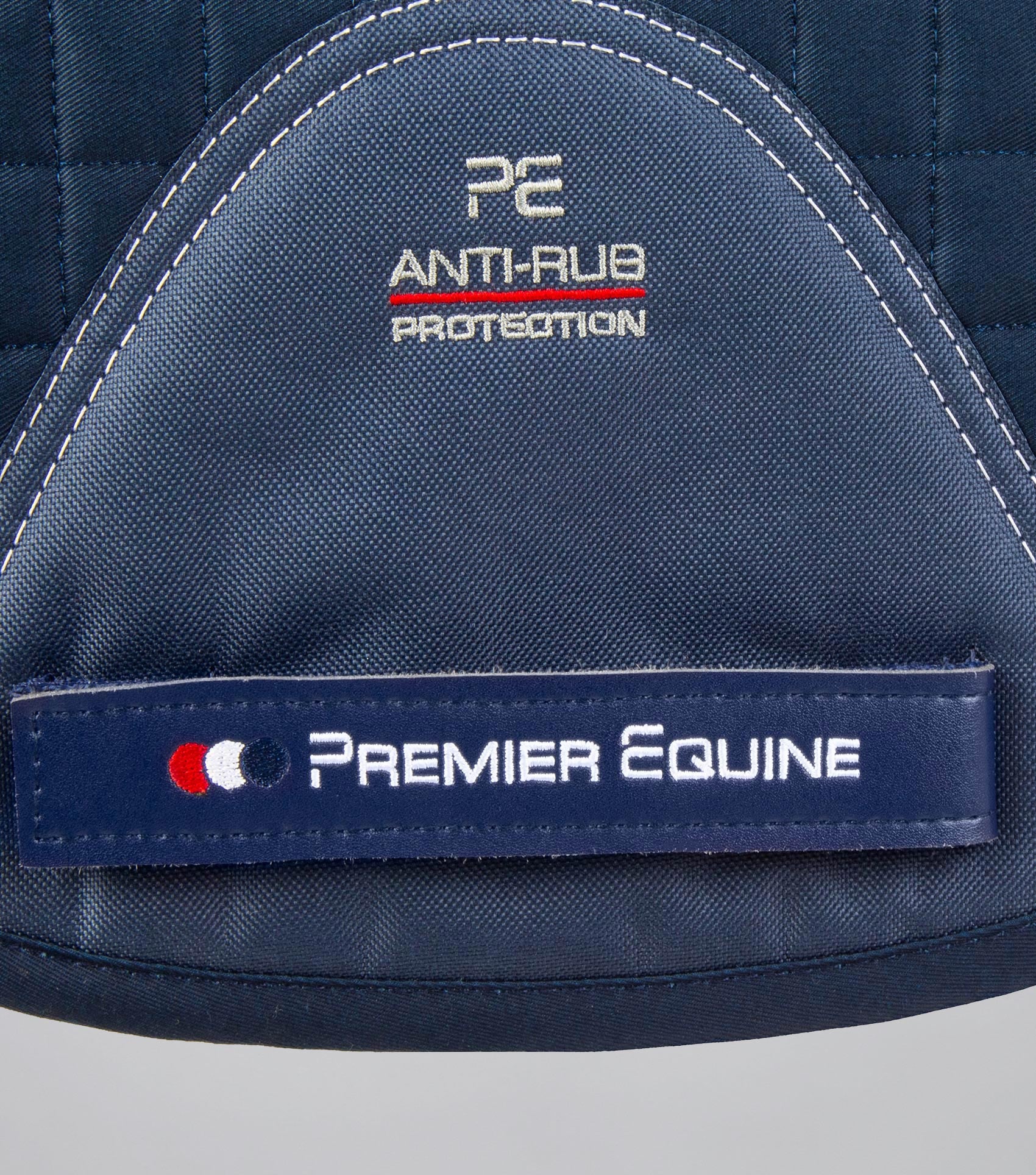 Close Contact Tech Grip Pro Anti-Slip Saddle Pad - GP/Jump Square Navy - Image 6