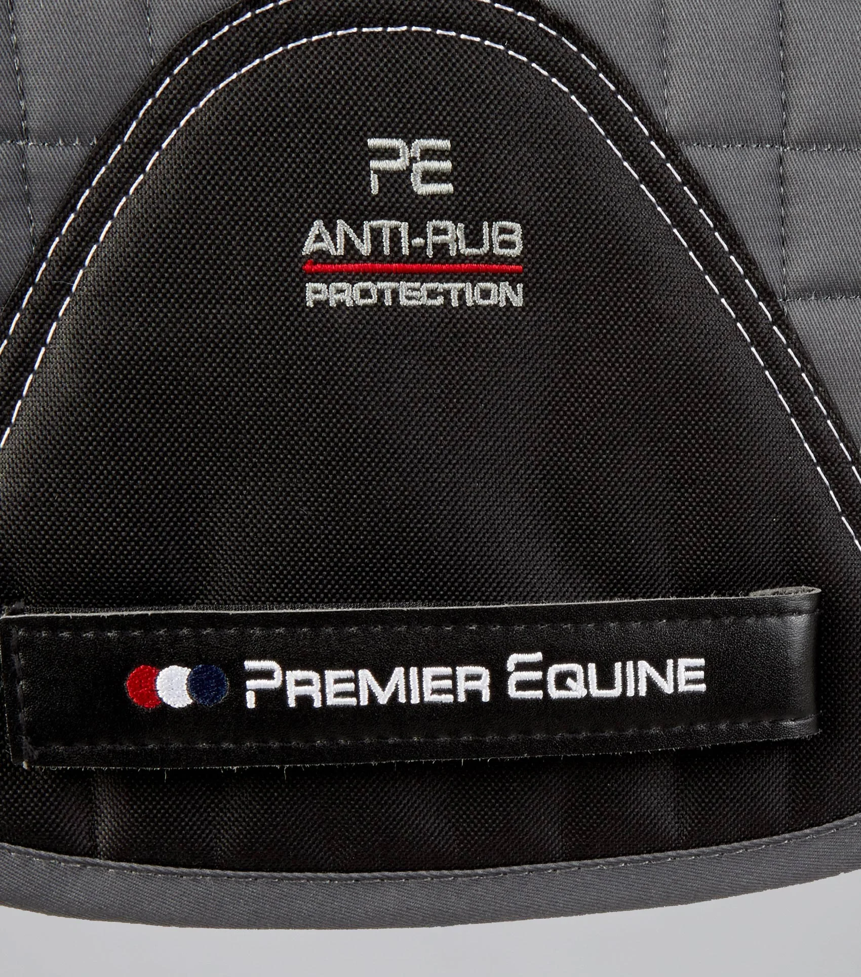 Close Contact Tech Grip Pro Anti-Slip Saddle Pad - GP/Jump Square Grey - Image 6