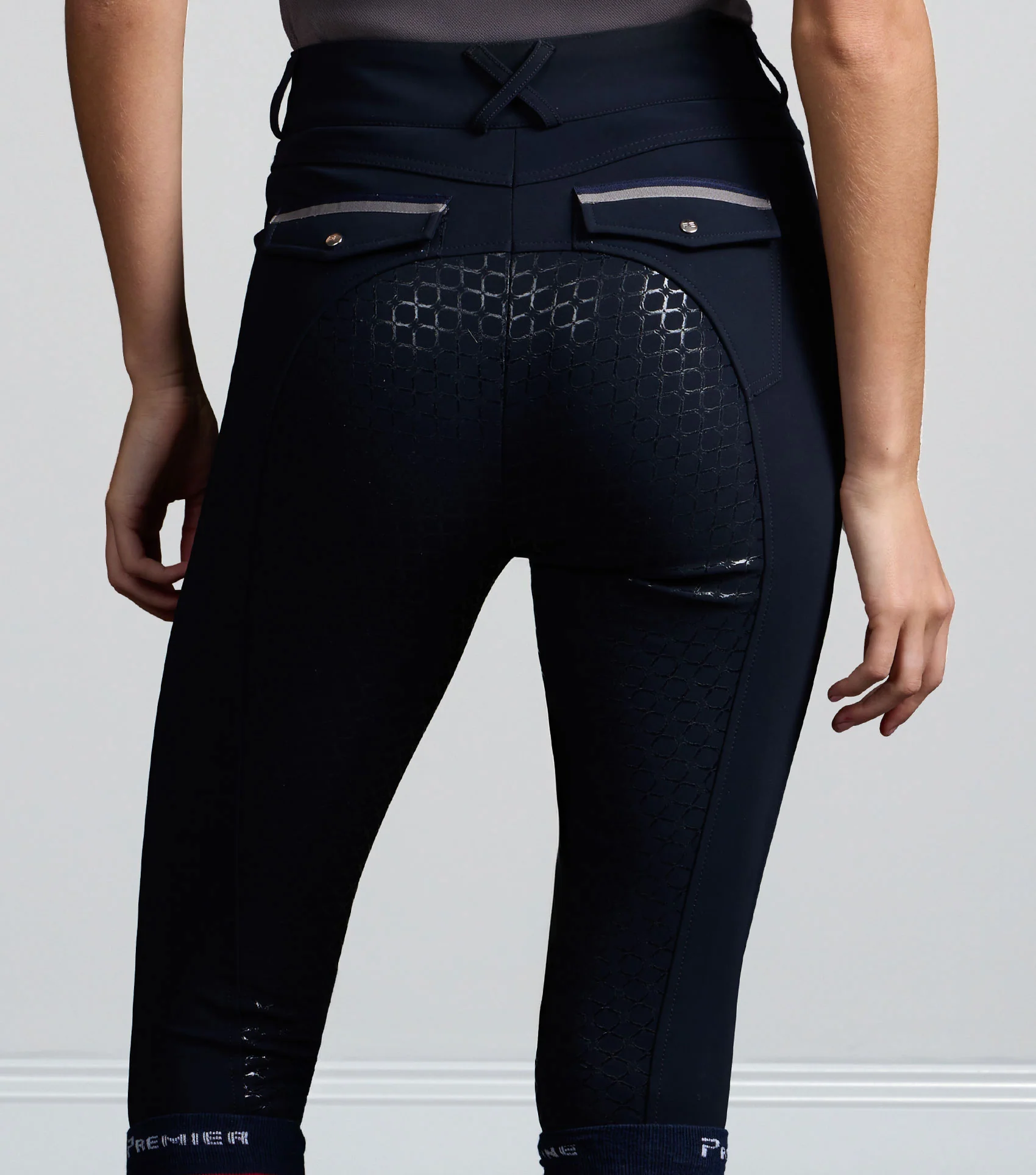 Coco Novo Womens Full Seat Riding Breeches Navy - Image 4
