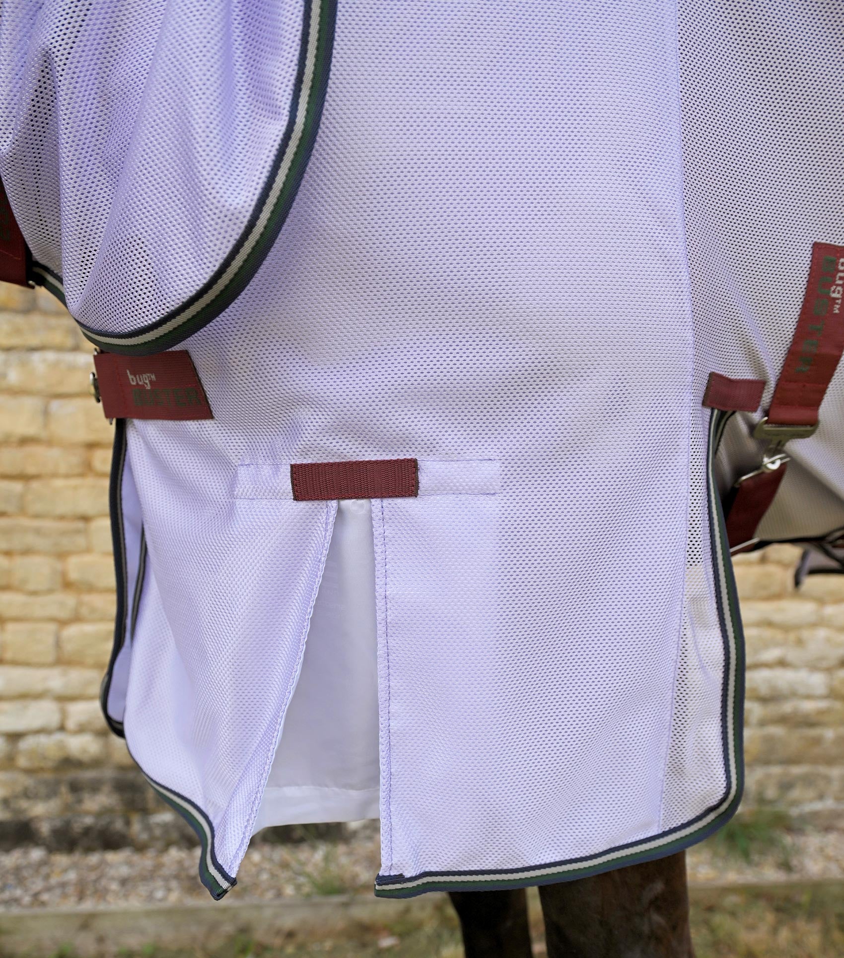 Combo Bug Buster Fly Rug with Belly Flap Lavender - Image 3