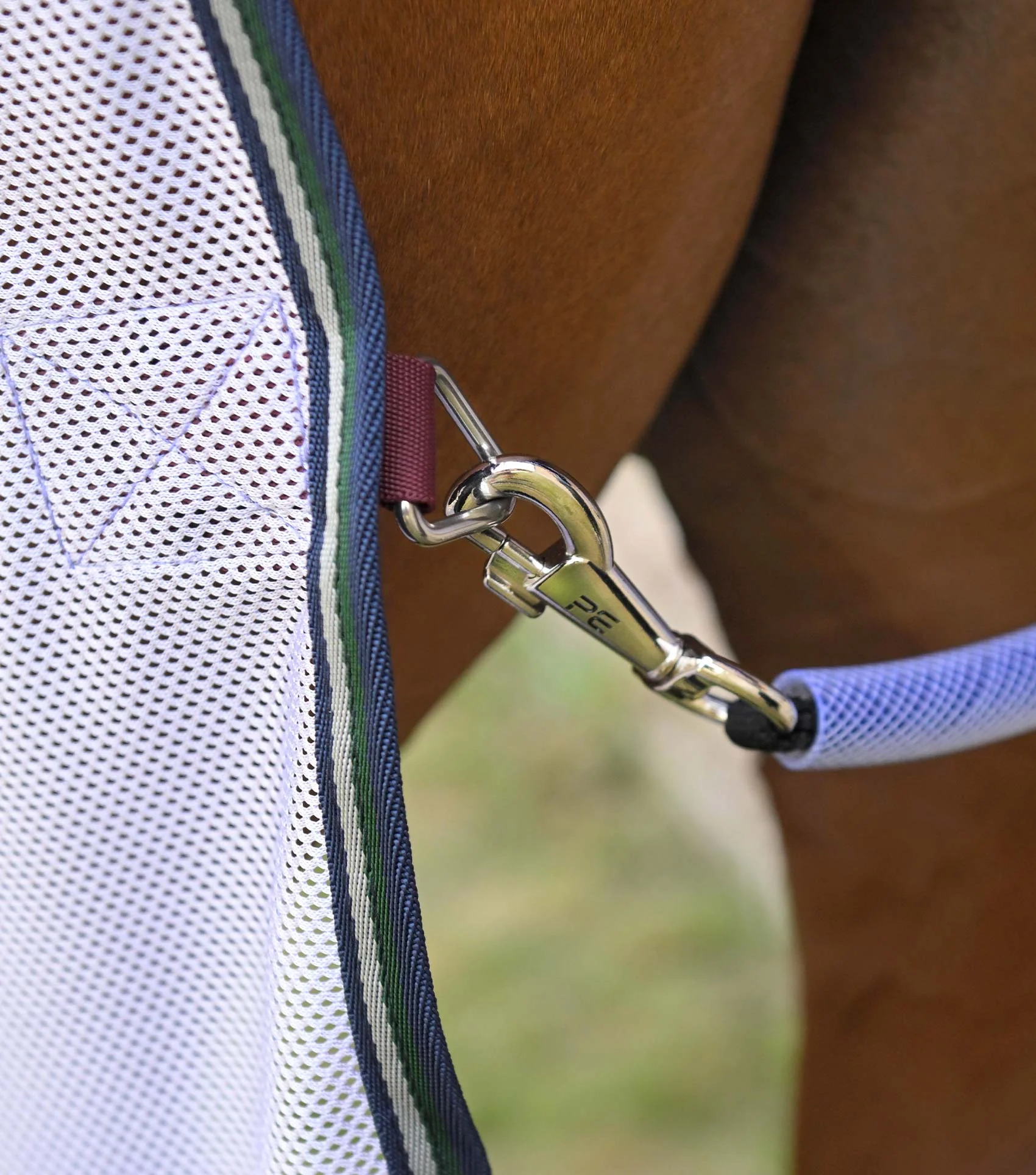 Combo Bug Buster Fly Rug with Belly Flap Lavender - Image 5