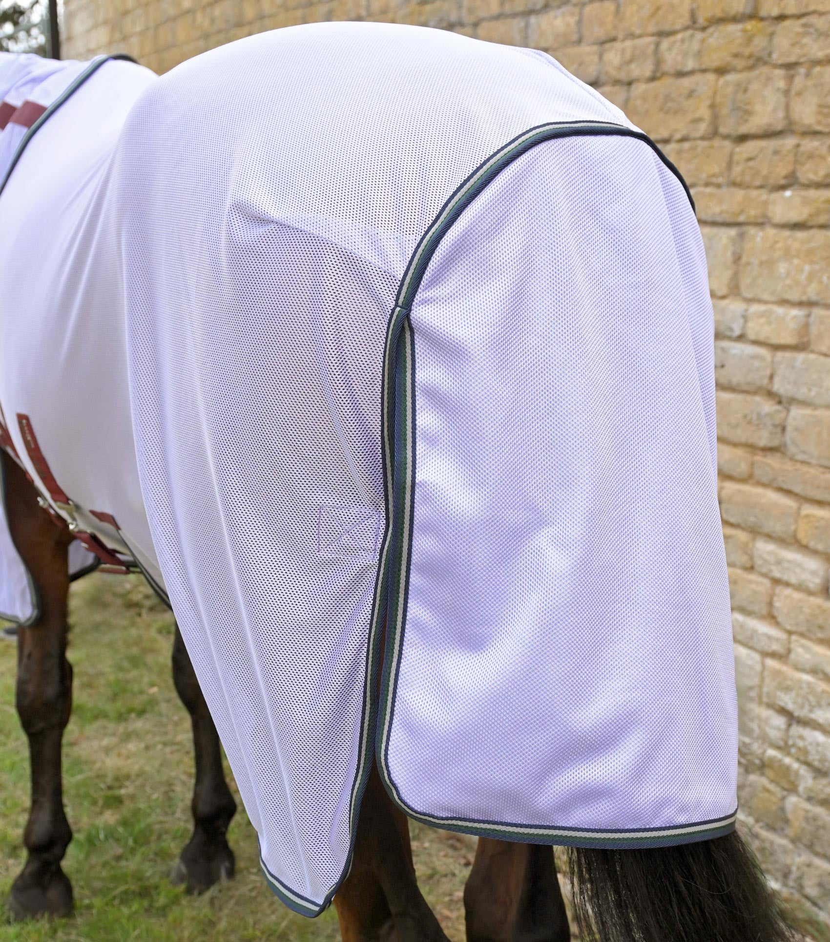 Combo Bug Buster Fly Rug with Belly Flap Lavender - Image 6