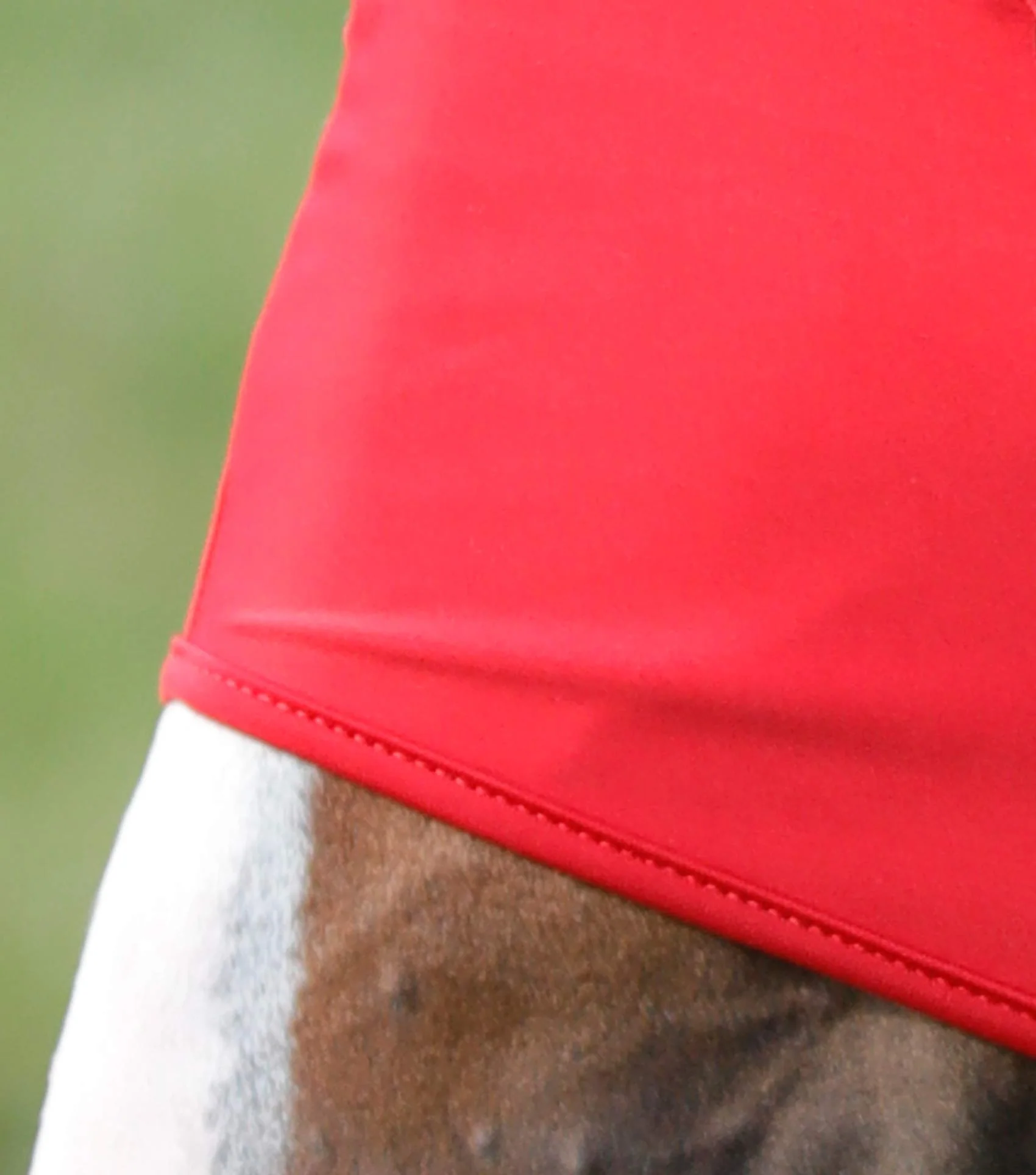 Comfort Tech Lycra Fly Mask Red - Image 4