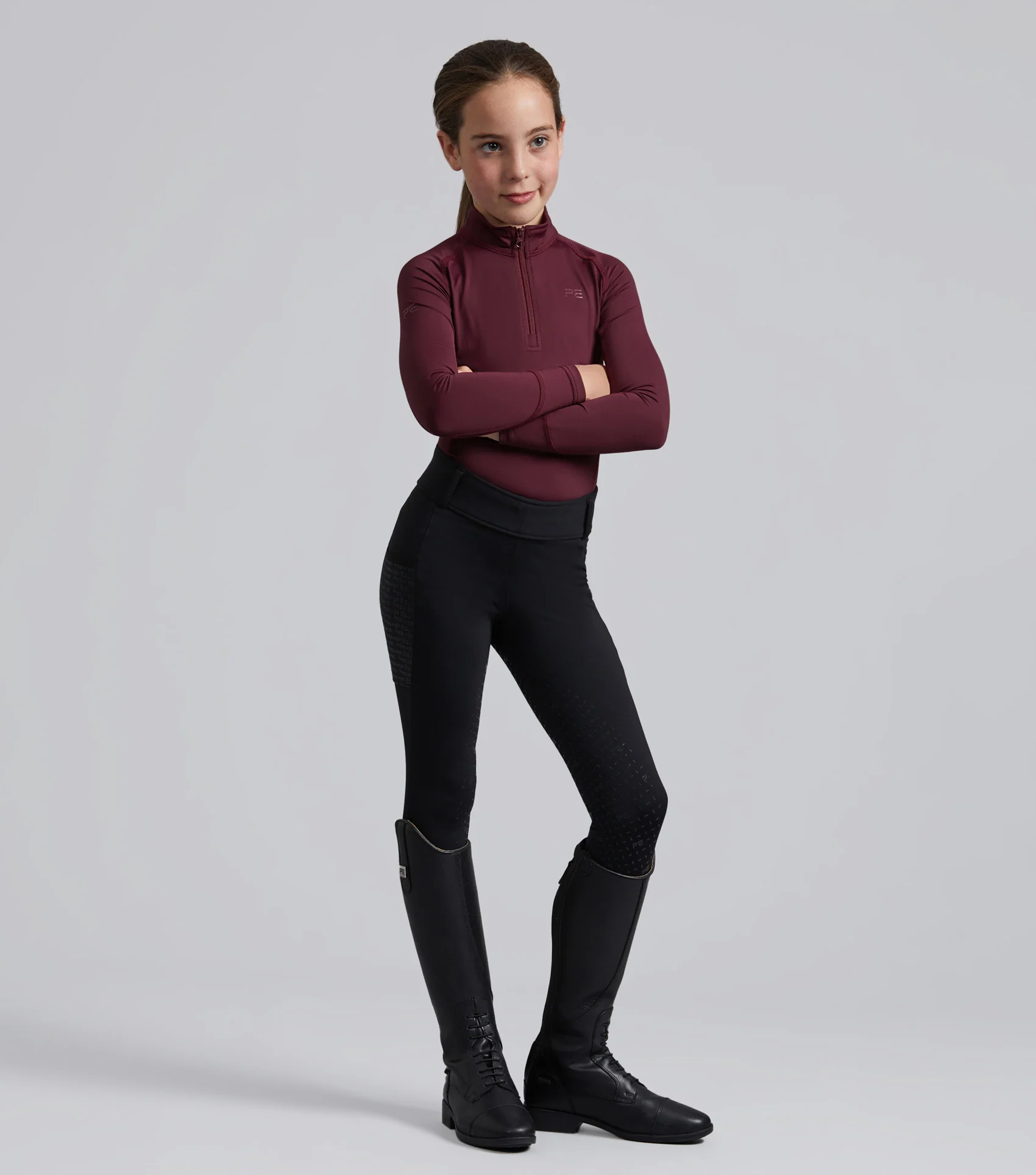 Concerto Girls Riding Tights Jet Black