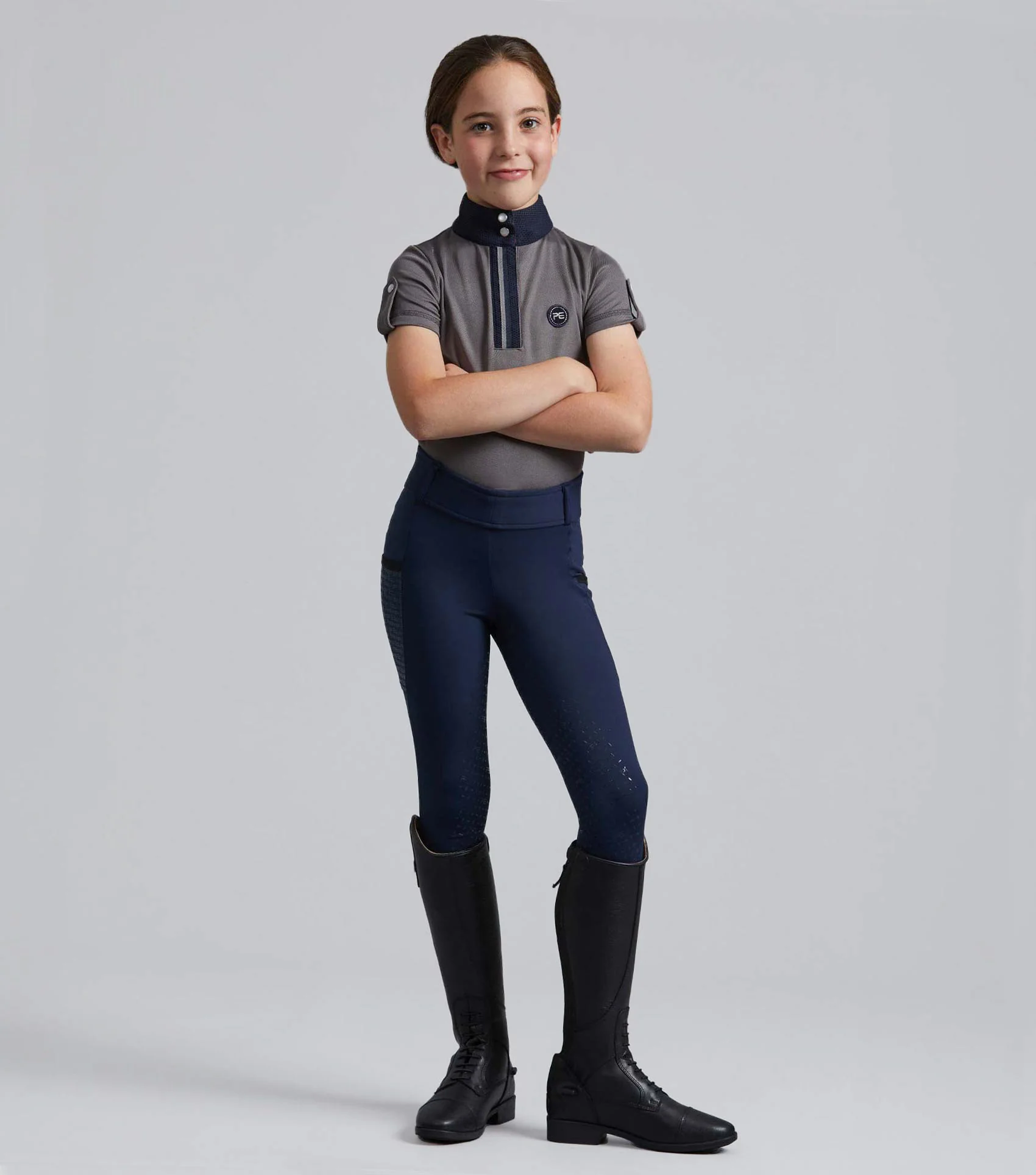 Concerto Girls Riding Tights Orkney Navy - Image 6