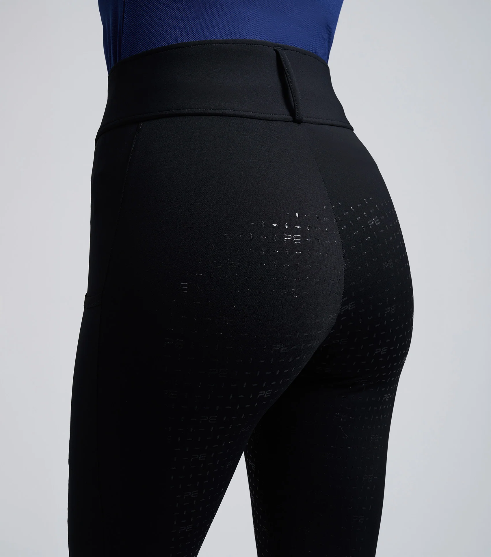 Concerto Ladies Riding Tights Jet Black - Image 3