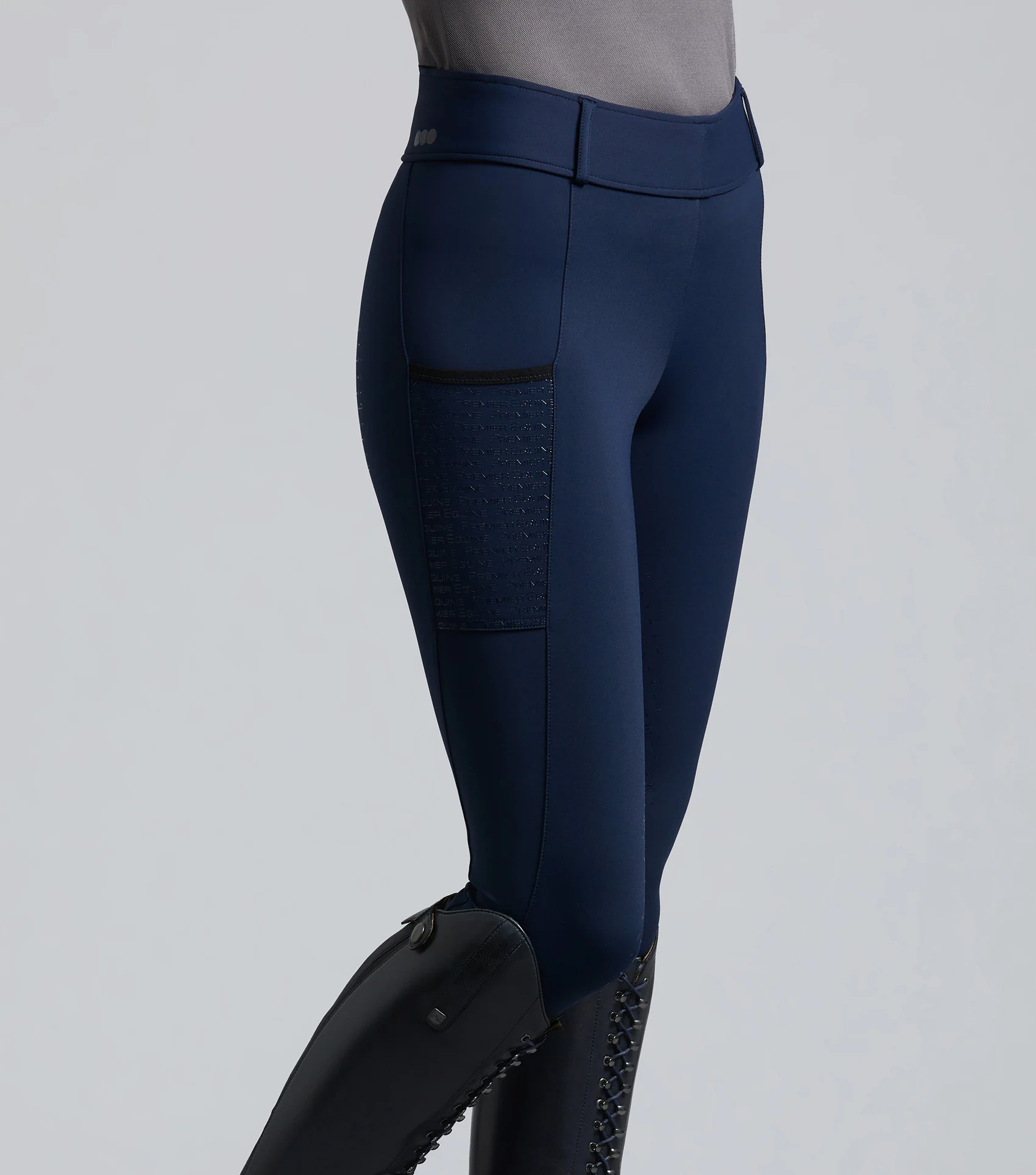 Concerto Ladies Riding Tights Orkney Navy - Image 5