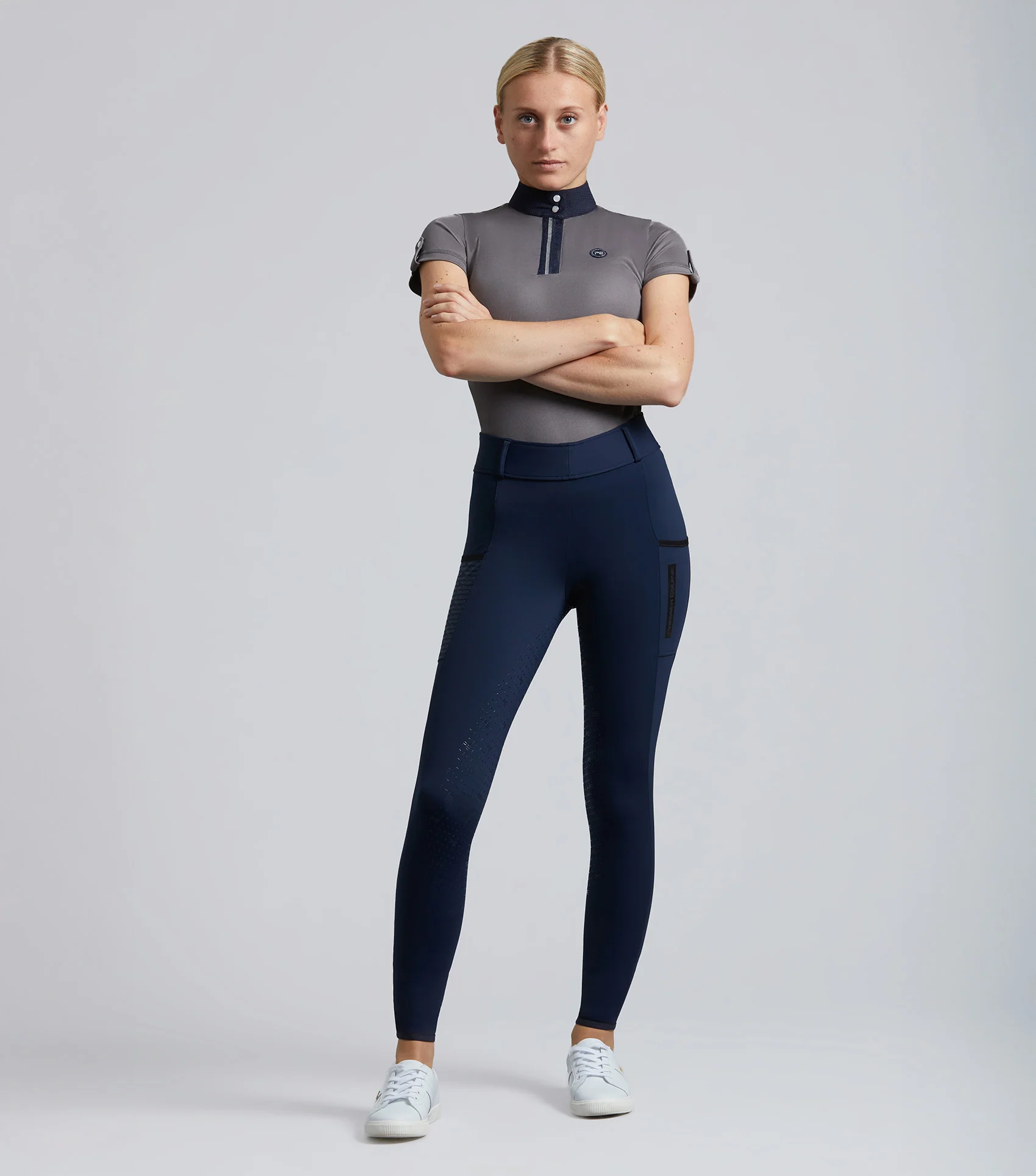 Concerto Ladies Riding Tights Orkney Navy - Image 6