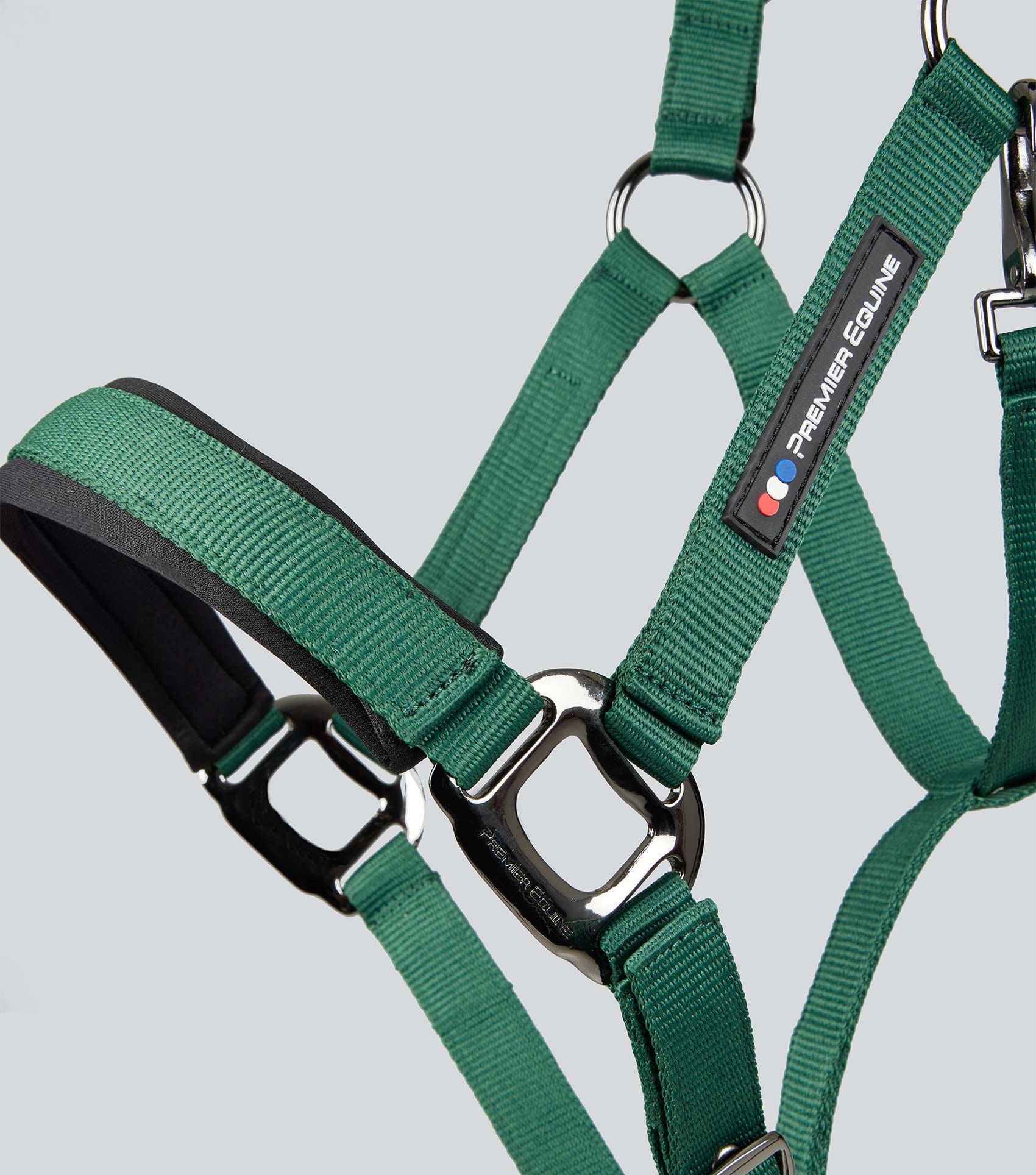 Corda Padded Head Collar with Lead Rope Green - Image 4