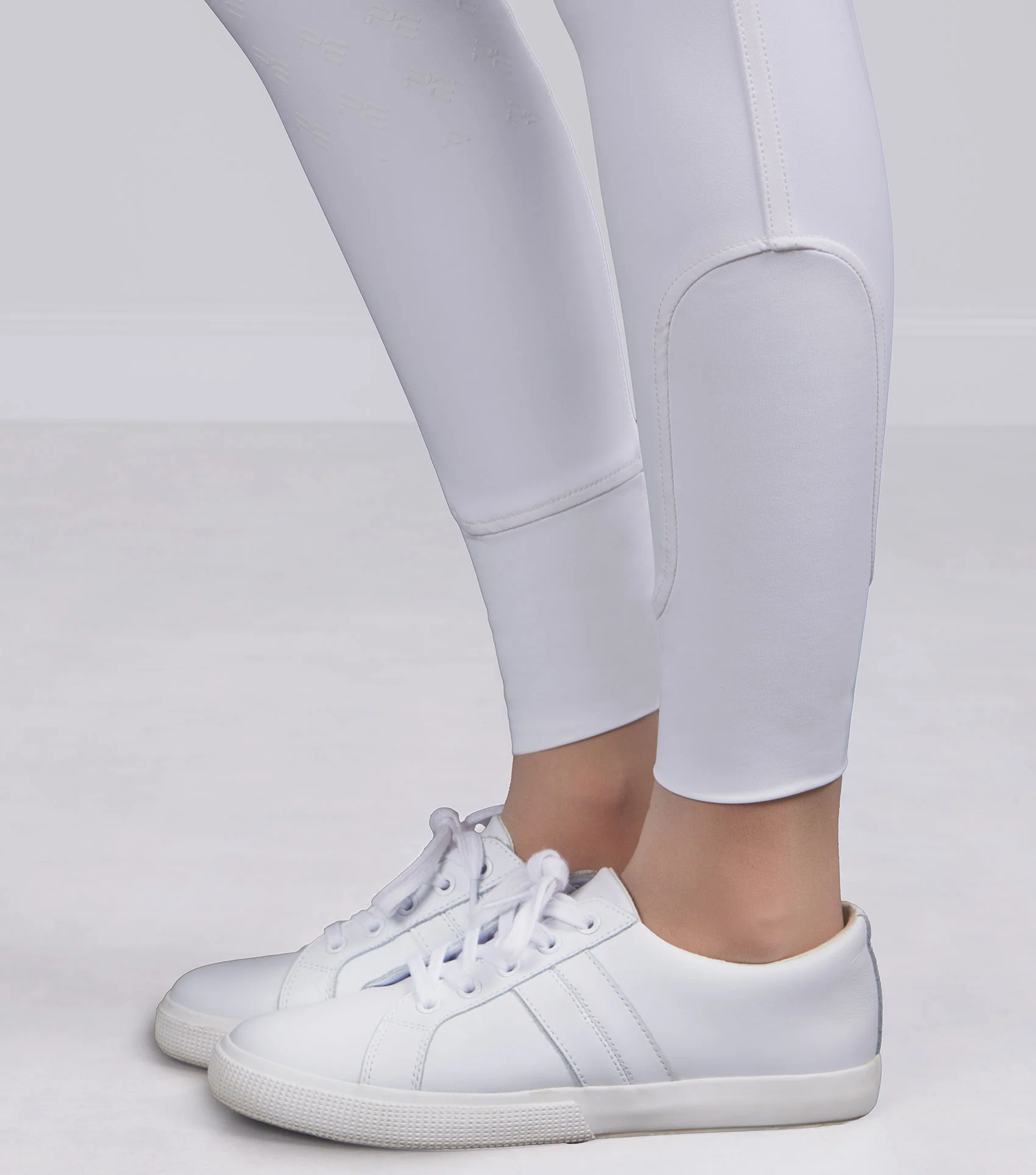 Cristalli Gel Full Seat Riding Breeches White - Image 5