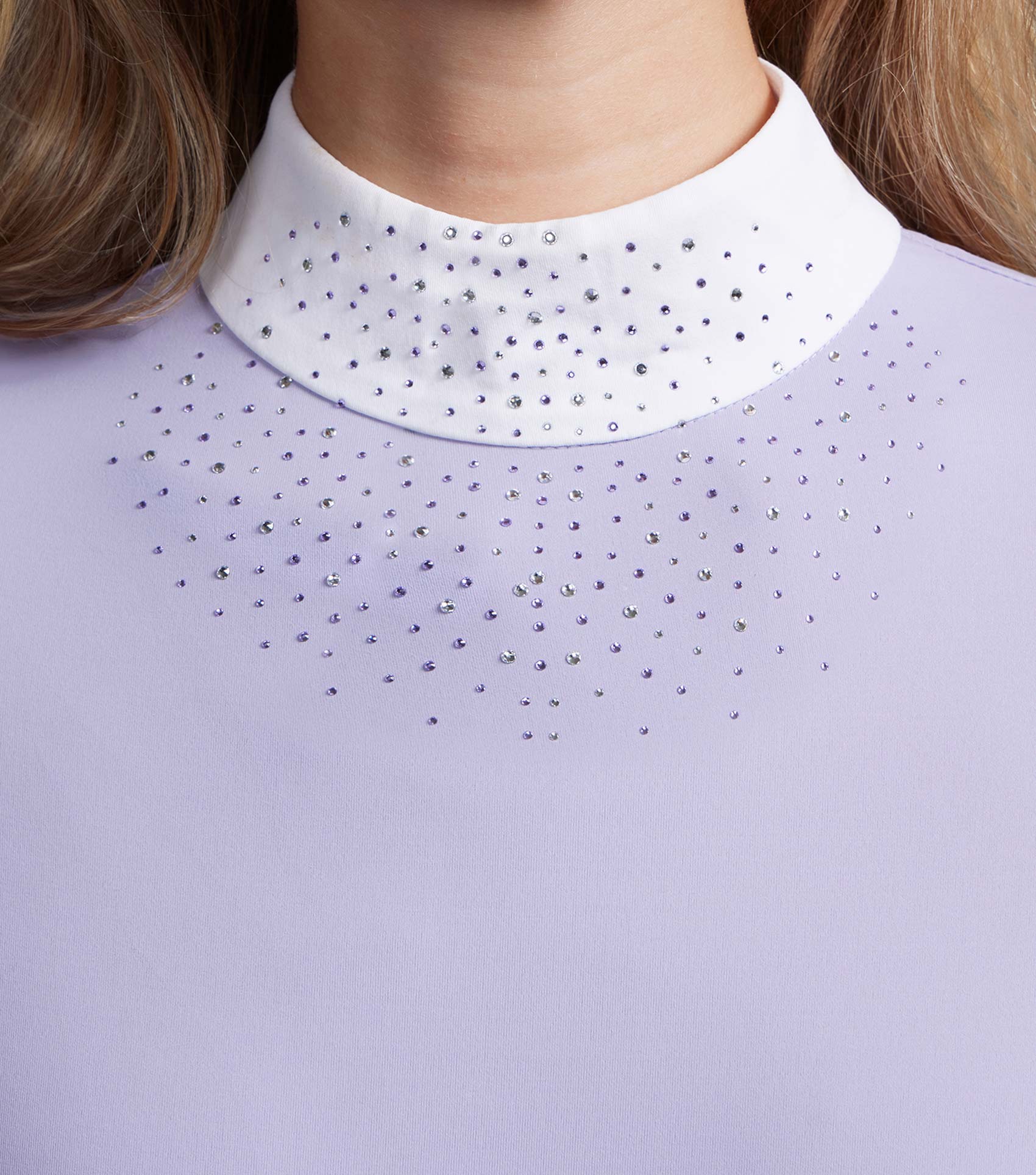 Cristalli Womens Short Sleeve Competition Shirt Heirloom Lilac - Image 2