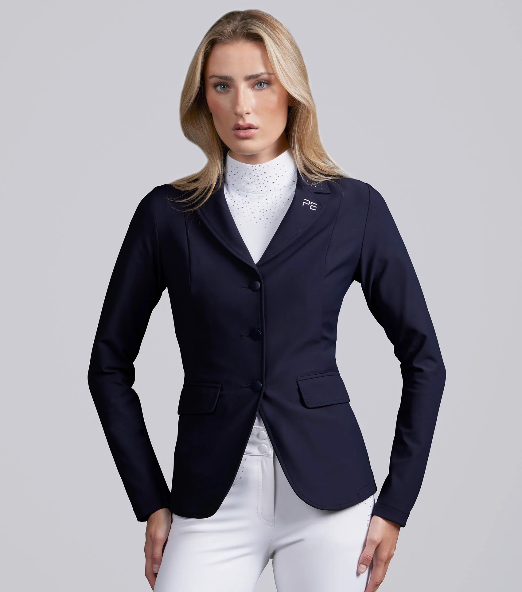 Crystello Womens Competition Jacket Navy